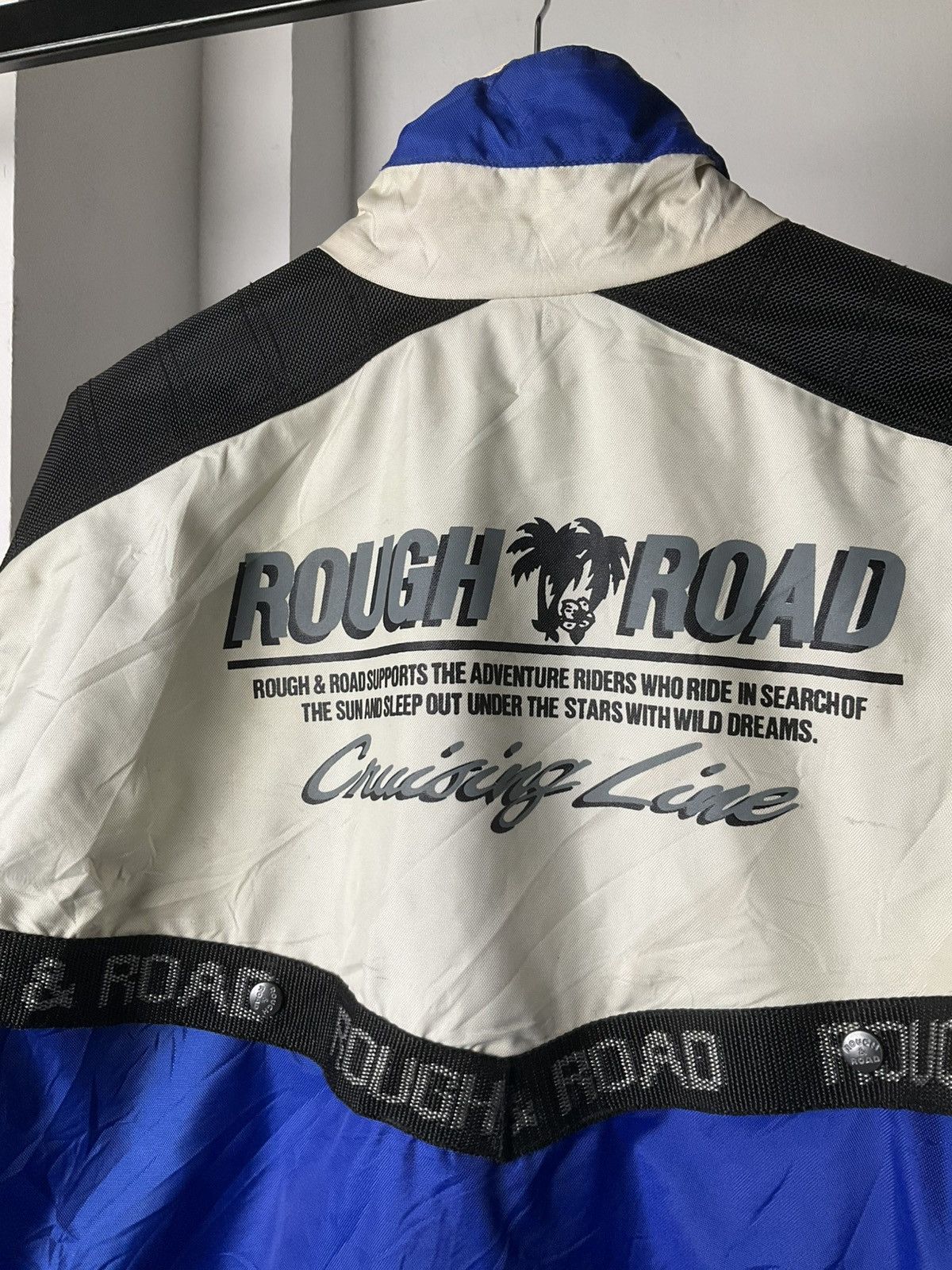 Japanese Brand Rough Road Yokohama Motorcycle Cruising Line Biker Jacket Size US L / EU 52-54 / 3 - 4 Thumbnail