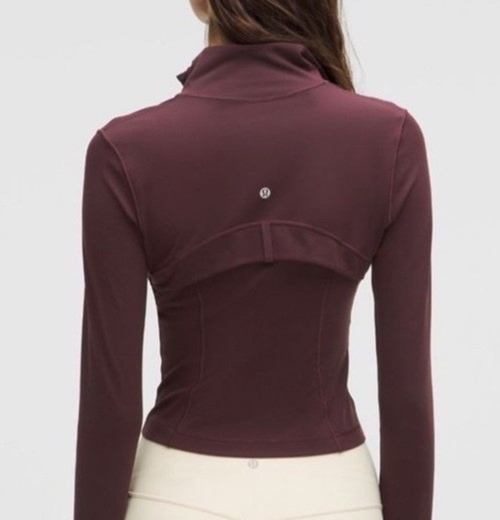 Lululemon LULULEMON DEFINE CROPPED JACKET NULU GOODNIGHT PLUM SIZE 2 Size XS / US 0-2 / IT 36-38 - 9 Thumbnail