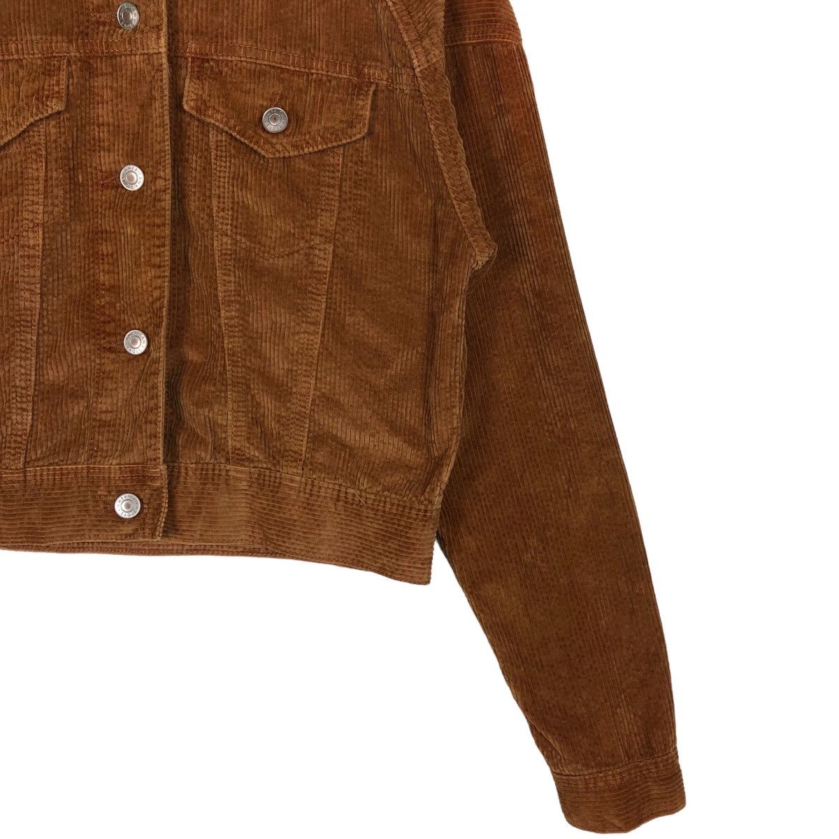Japanese Brand 🔥American Holic Biker Corduroy Cropped Jacket Size US XS / EU 42 / 0 - 5 Thumbnail