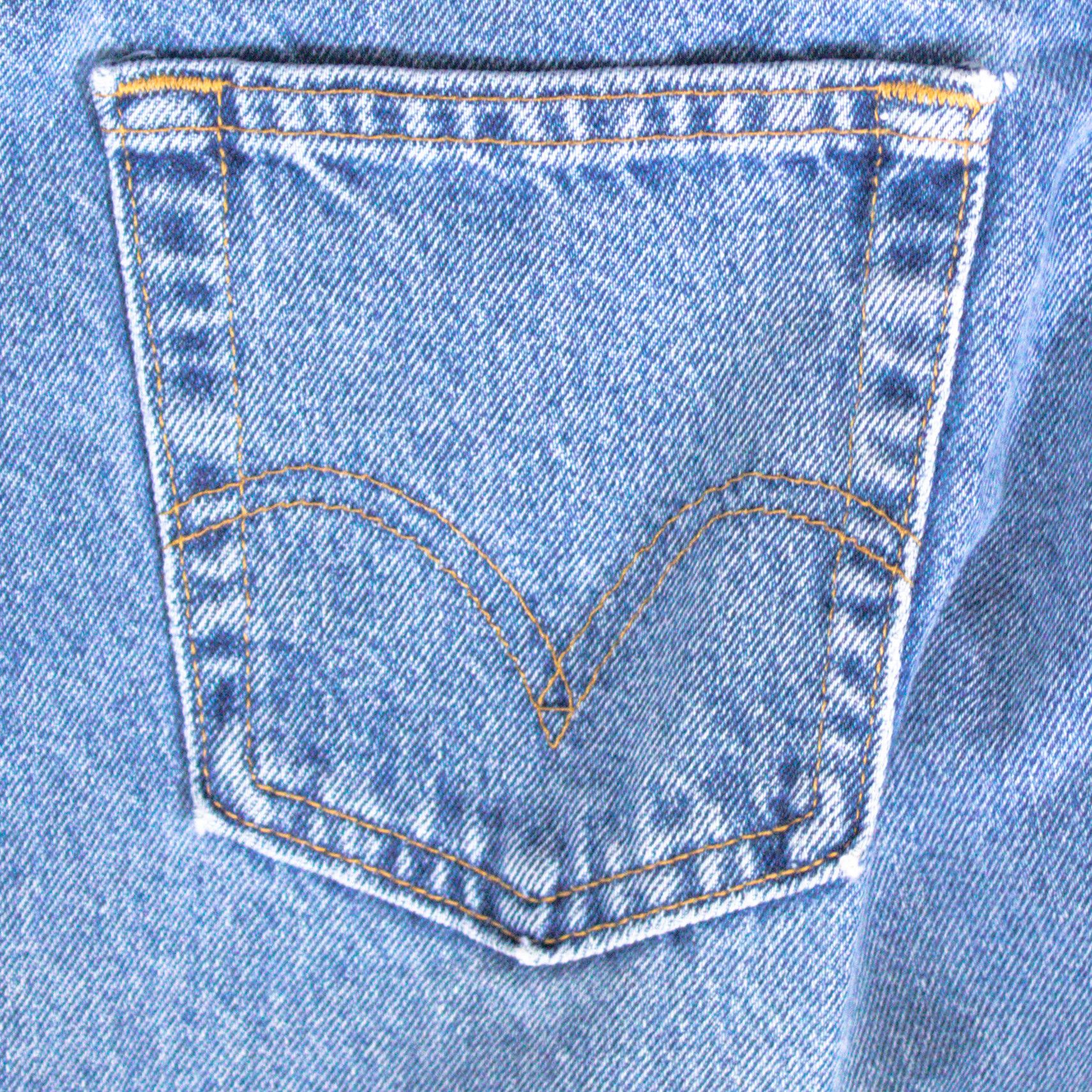 Levi's Vintage Clothing × Vintage Vintage 1990's Levis 963 Orange Tab Light Wash Denim Pant's Size US 28 / EU 44 - 18 Thumbnail