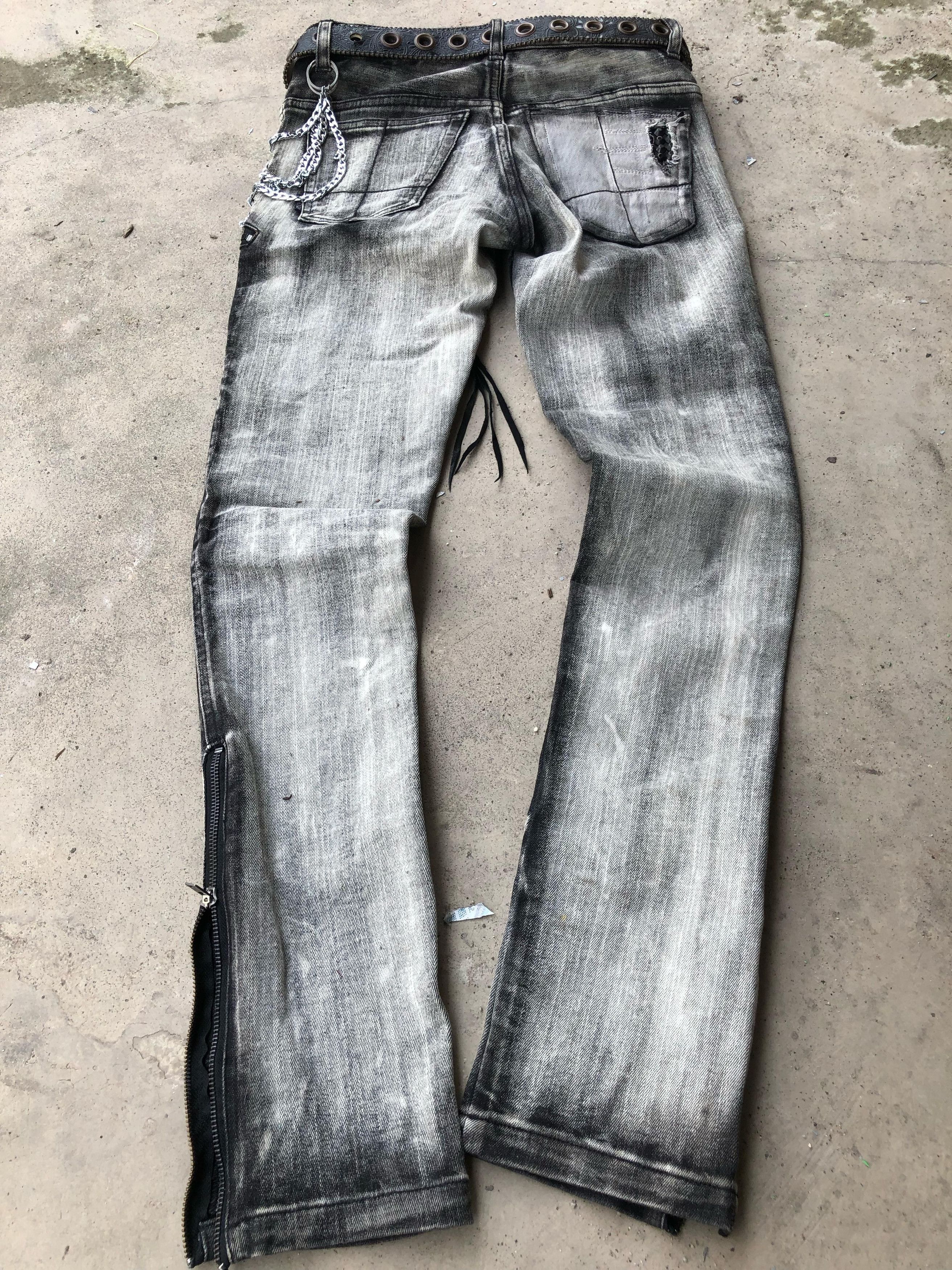 KMRii KMRII studed crushed Jeans Size US 30 / EU 46 - 2 Thumbnail