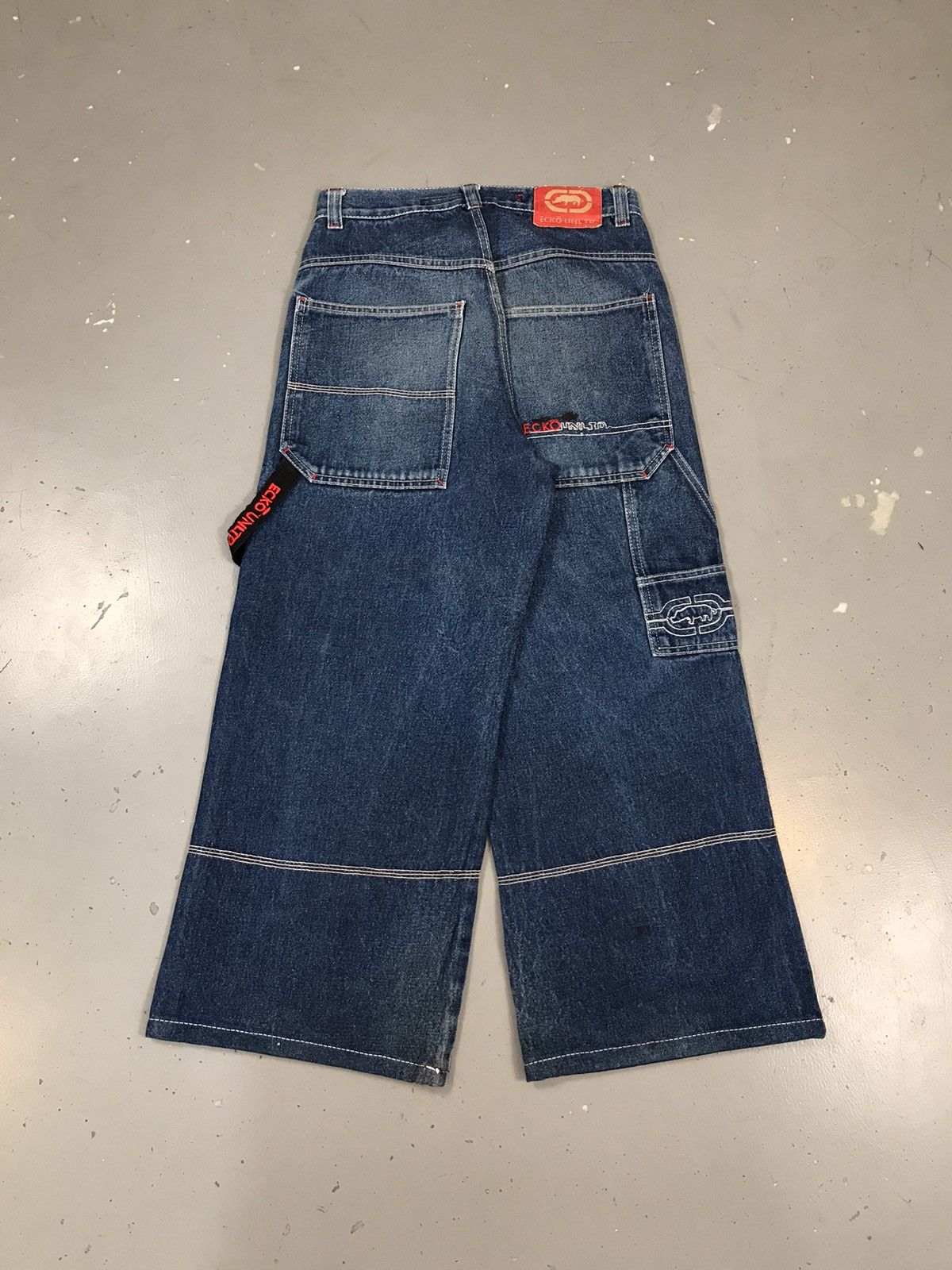 JNCO × Vintage Vintage Ecko big pocket carpenter baggy denim Size US 28 / EU 44 - 2 Thumbnail