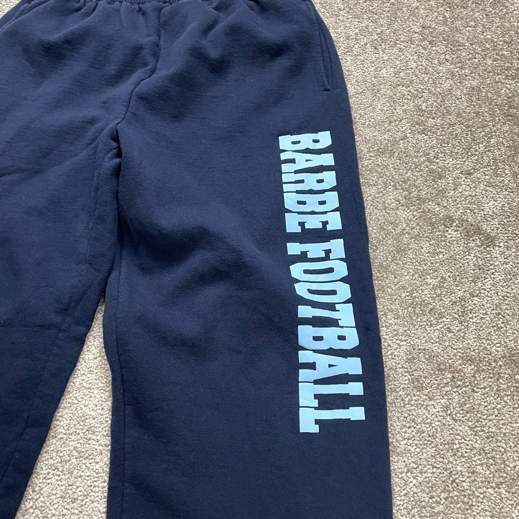 Jerzees Jerzees Sweatpants Mens Regular Straight Leg Blue 28x30 Fleece Pocket Elastic Waist Casual Sports USA 28 Inseam Men's Pants Size US 31 - 3 Thumbnail