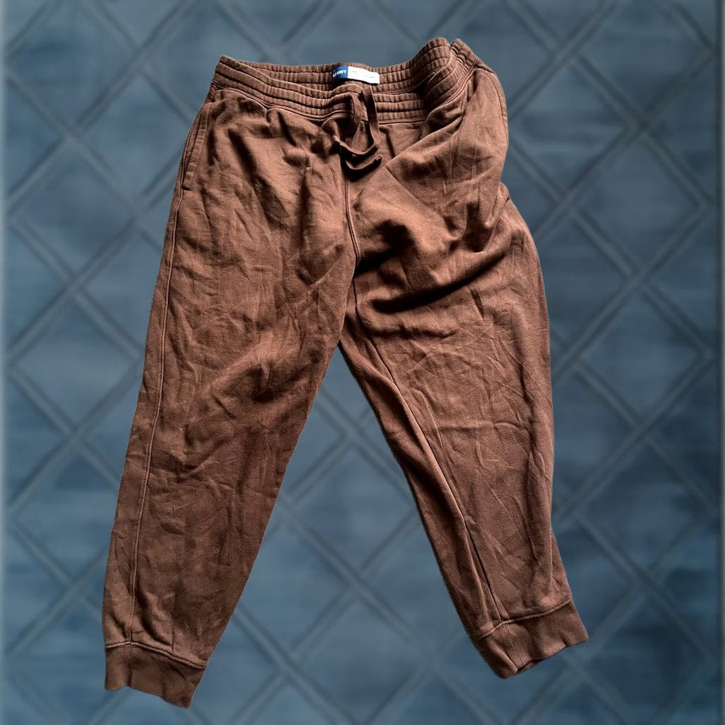 Old Navy Old Navy Jogger Sweatpants Mens Size XXL Brown Casual Athleisure Drawstring Size US 39 - 1 Thumbnail