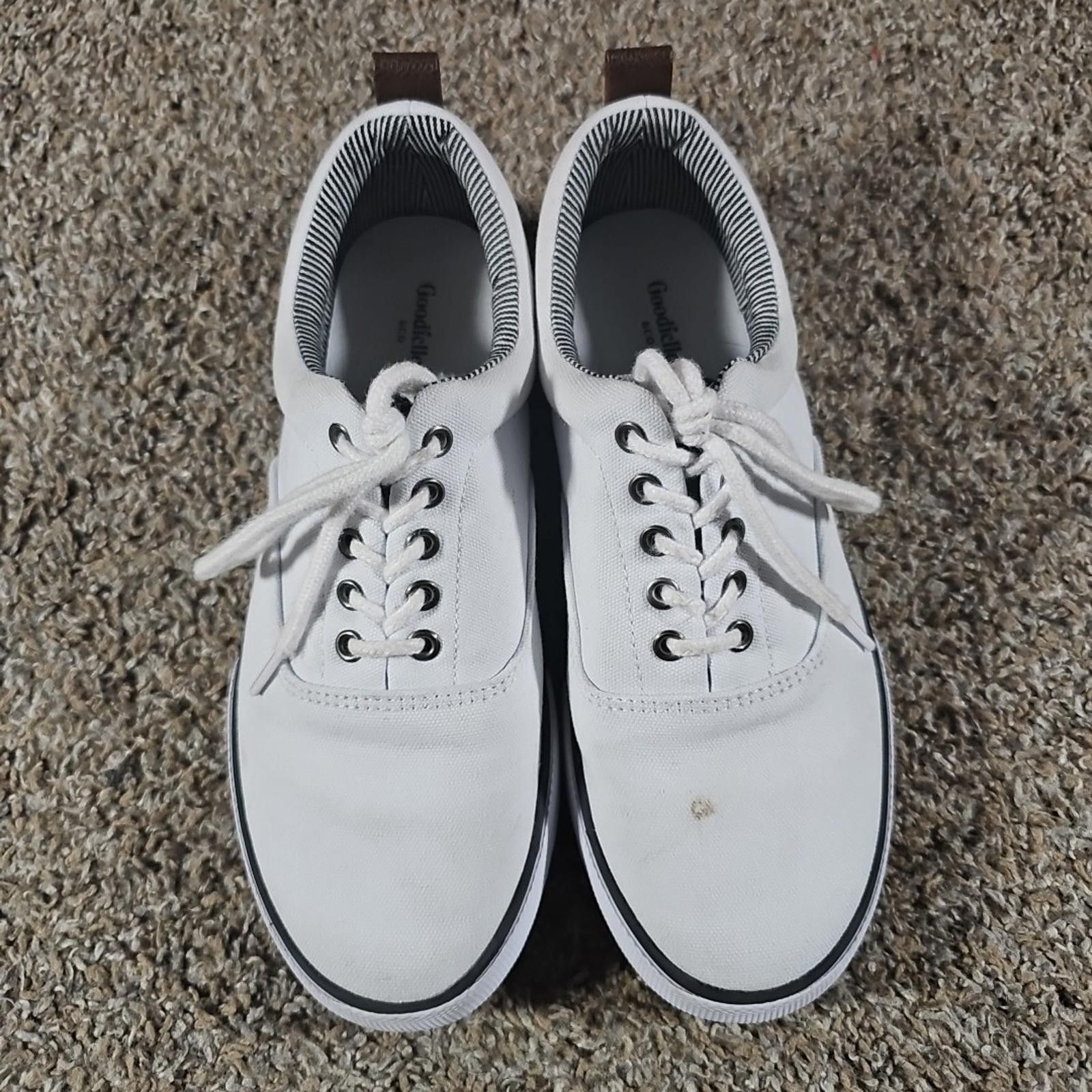 Other Goodfellow Casual Docksider Boat Shoes White Sz 7 Size US 7 / IT 37 - 2 Thumbnail