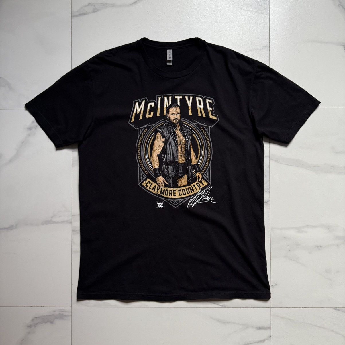 WWE WWE Drew McIntyre Claymore Country Tee Size US XL / EU 56 / 4 - 2 Thumbnail