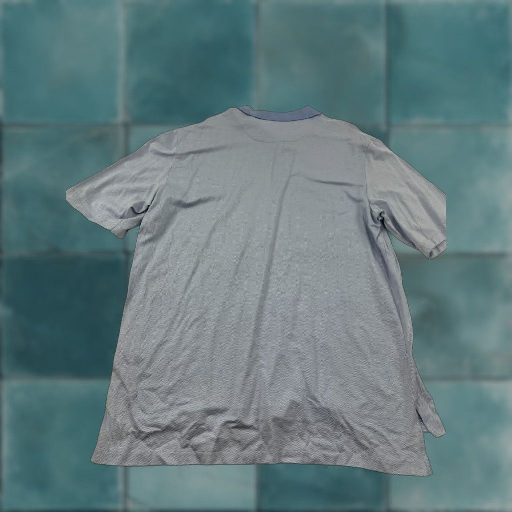 Polo Ralph Lauren Polo Ralph Lauren Polo Shirt Mens 2XL Blue Golf Pima Cotton High Low Slit Collar Shirt Size US XXL / EU 58 / 5 - 1 Thumbnail