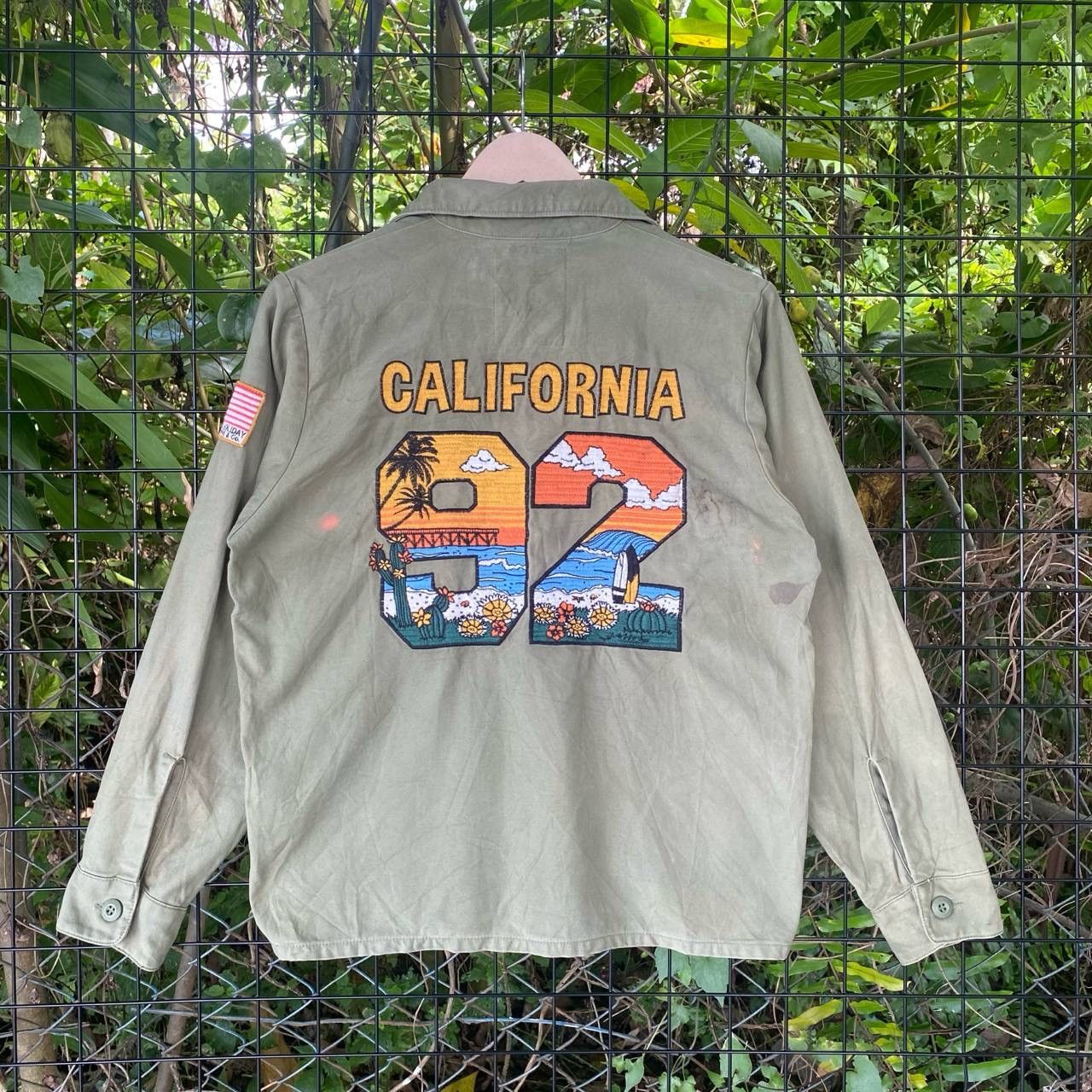 Vintage Vtg Rodeo Crown Wide Bowl Military Button Up Size S / US 4 / IT 40 - 1 Thumbnail