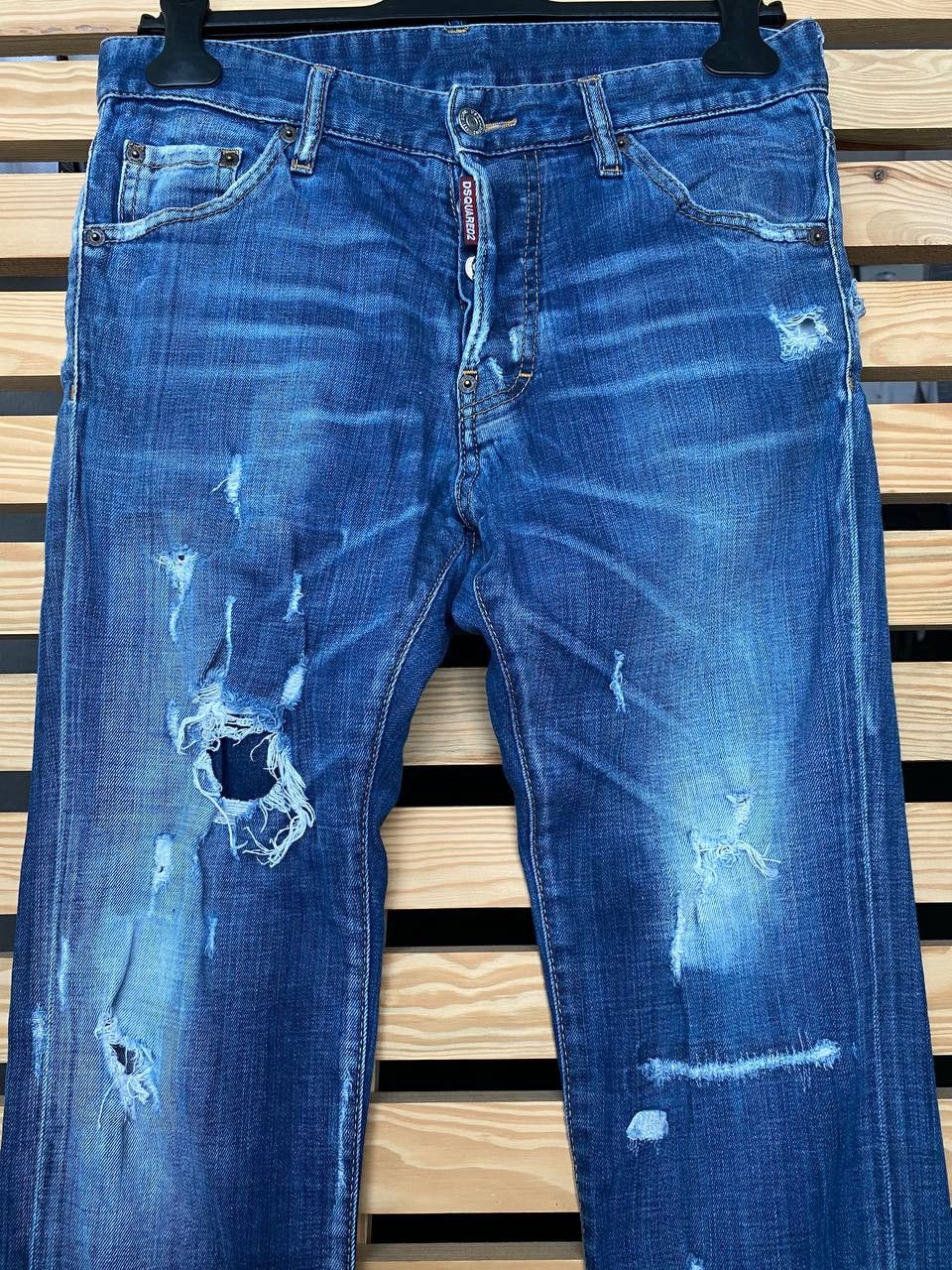 Dsquared2 Dsquared2 Distressed Painting Denim Pants Size US 28 / EU 44 - 4 Thumbnail