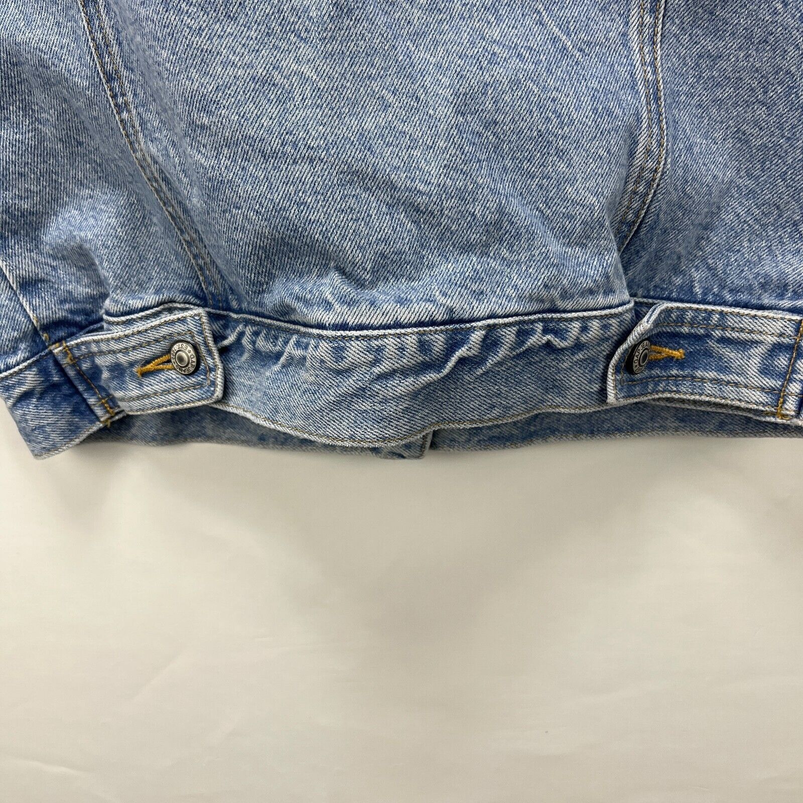 Gap × Vintage Vintage Gap Denim Jacket Light Wash Womens Small Retro Y2K Size S / US 4 / IT 40 - 12 Thumbnail