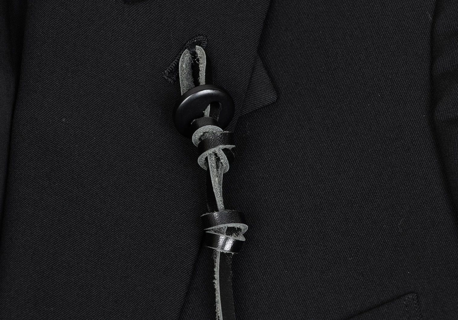Yohji Yamamoto Yohji Yamamoto Wool Gabardine Long Jacket Size US L / EU 52-54 / 3 - 4 Thumbnail