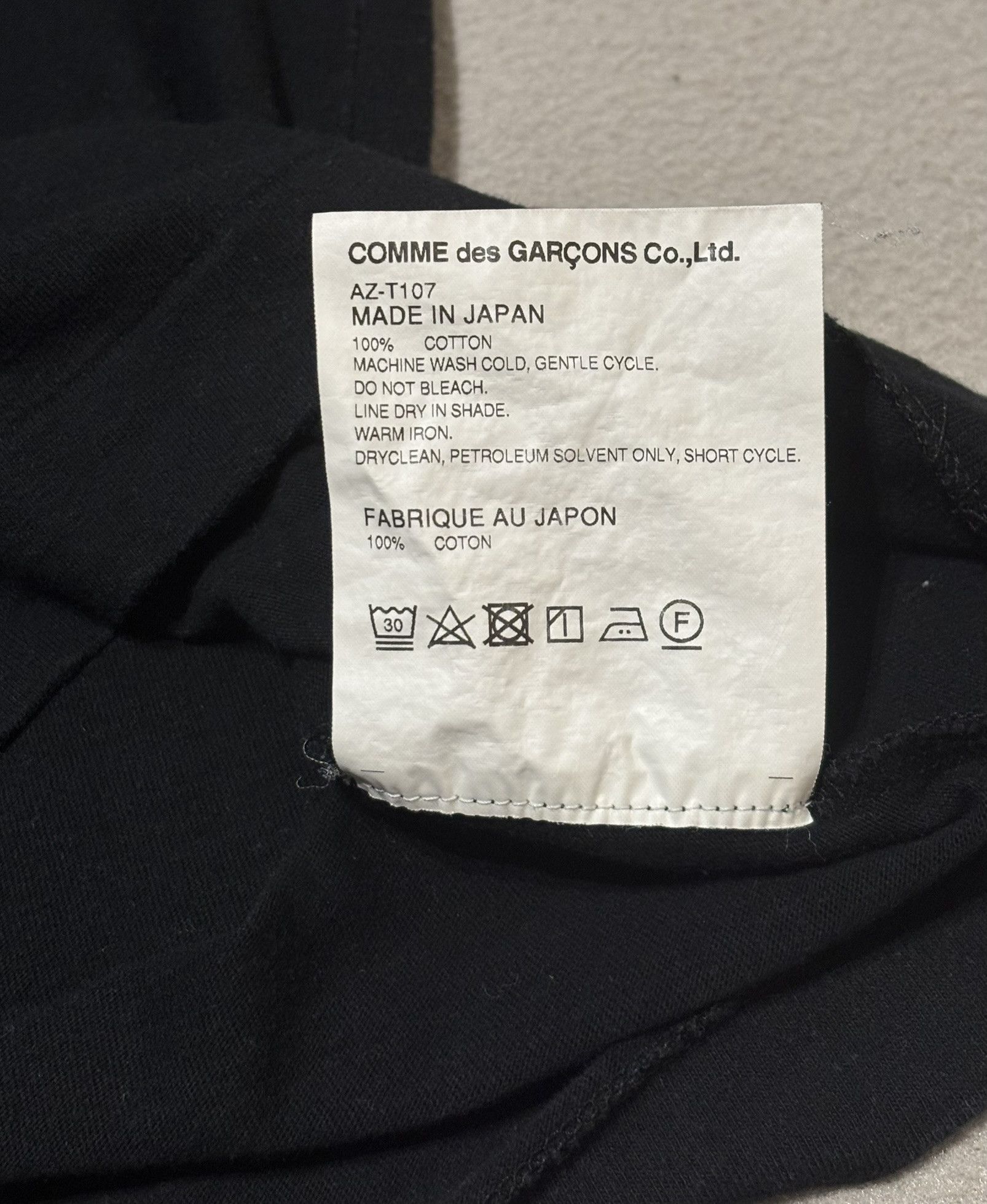 Comme des Garcons PLAY Play Comme des Garcons T-Shirt Black size. L Size L / US 10 / IT 46 - 15 Thumbnail