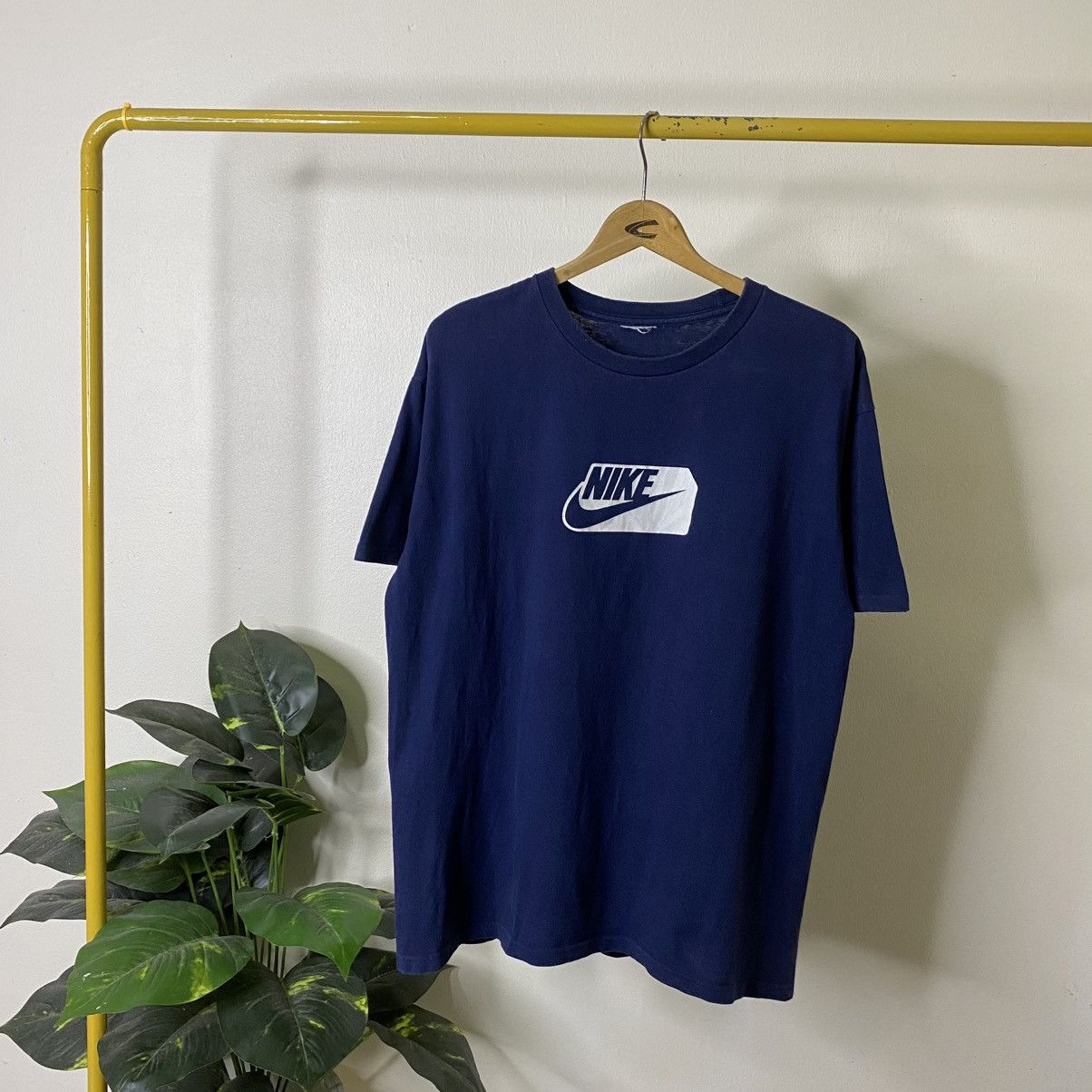 Nike Vintage 1990s Nike Nice Graphic T Shirt Size US XL / EU 56 / 4 - 1 Thumbnail