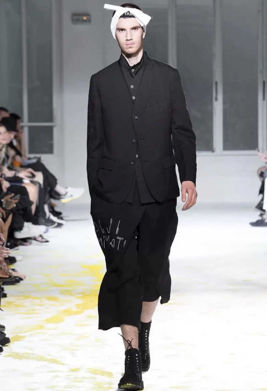 Yohji Yamamoto Yohji Yamamoto 15ss Paper Clip embroidery Wide Leg Pants Size US 32 / EU 48 - 3 Thumbnail