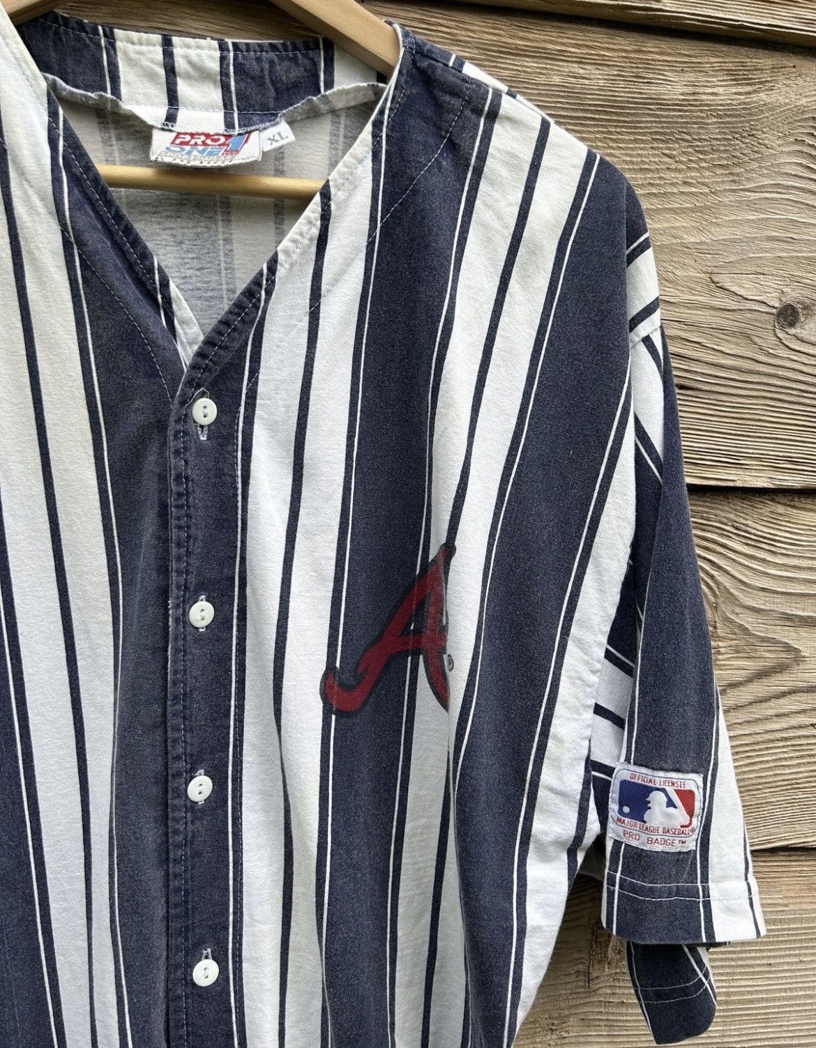 Vintage Vintage Atlanta braves mlb shirt Size US M / EU 48-50 / 2 - 2 Thumbnail