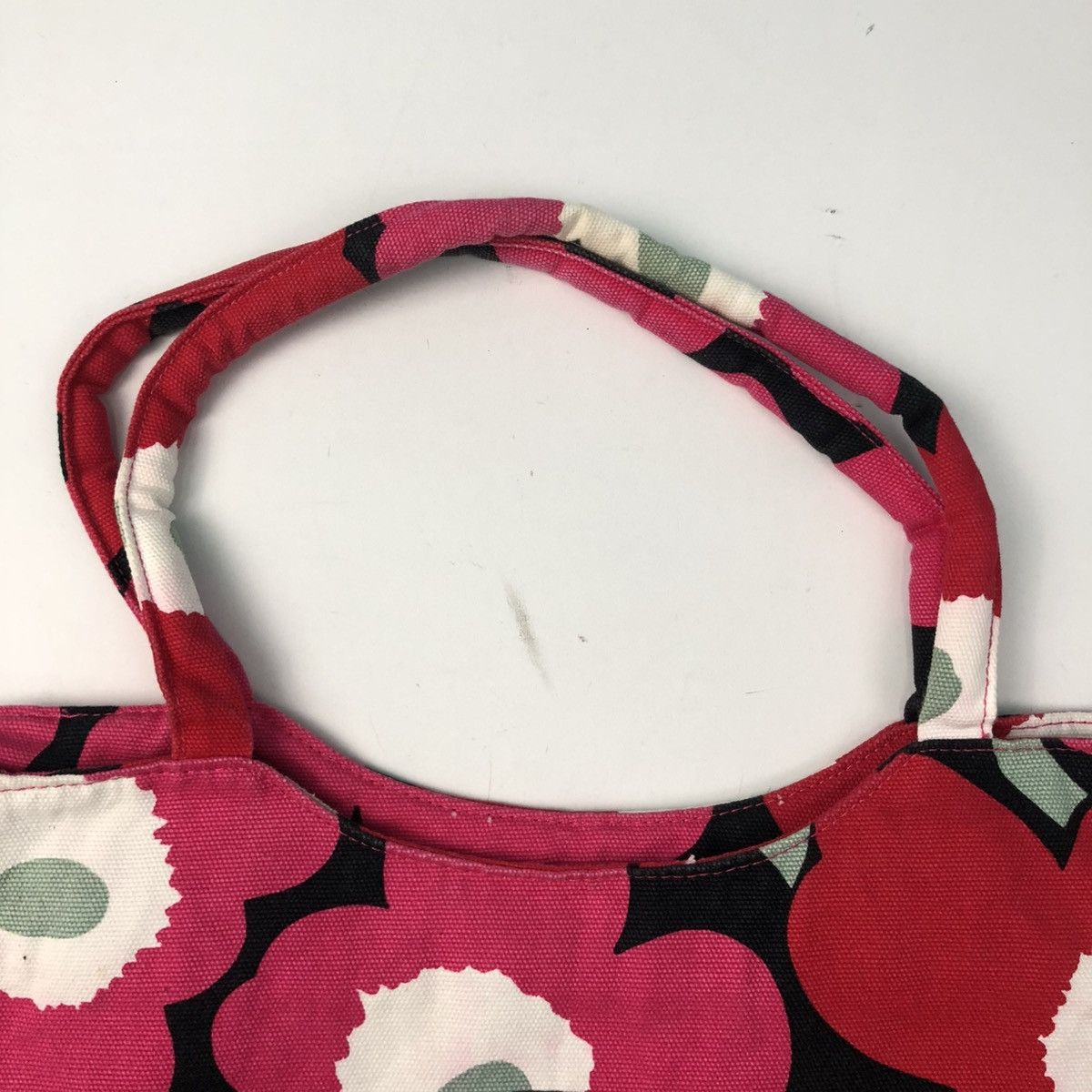 Marimekko ‼️YES‼️ MARIMEKKO BIG FLOWERS PRINTED CANVAS TOTE BAG Size ONE SIZE - 5 Thumbnail