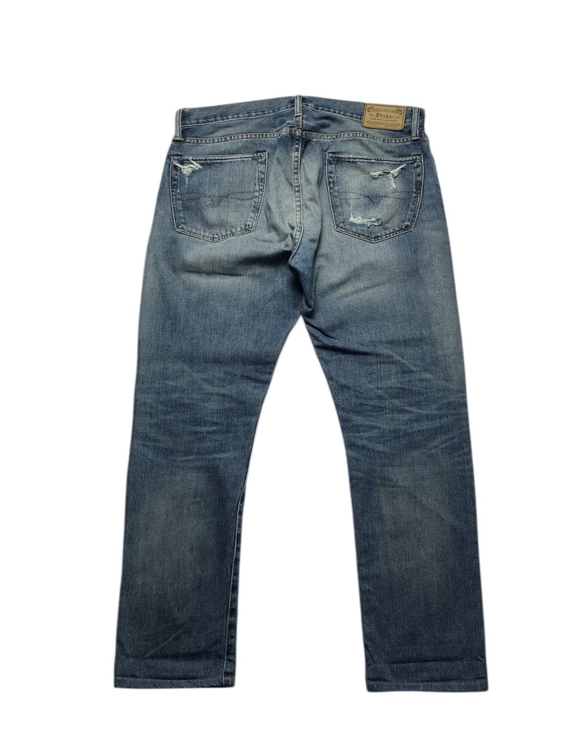Polo Ralph Lauren Polo Ralph Lauren distressed patchwork jeans Size US 33 - 2 Thumbnail