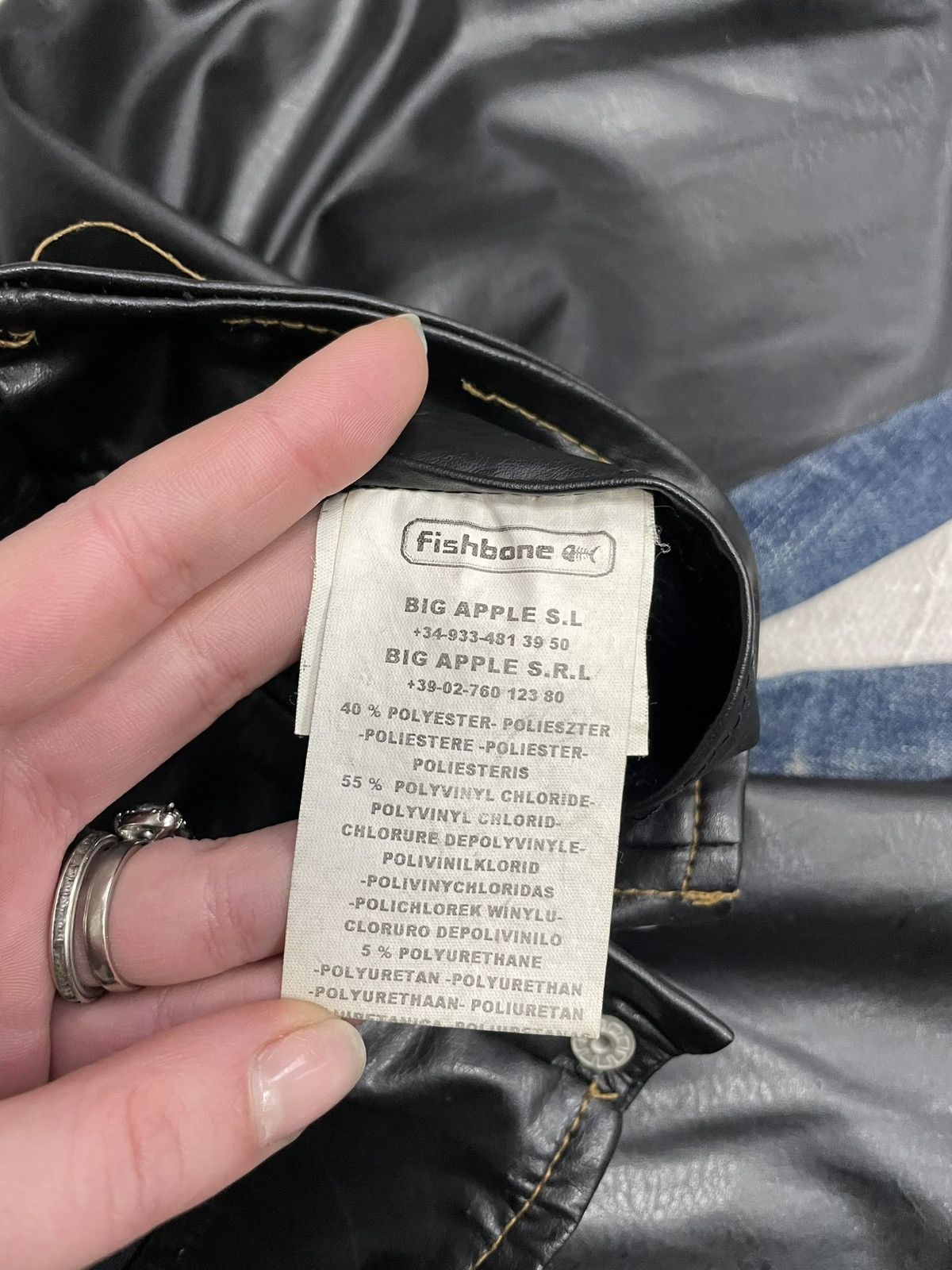 Tornado Mart Totnado mart style faux leather flared jeans pants 2000s Size US 30 / EU 46 - 10 Thumbnail