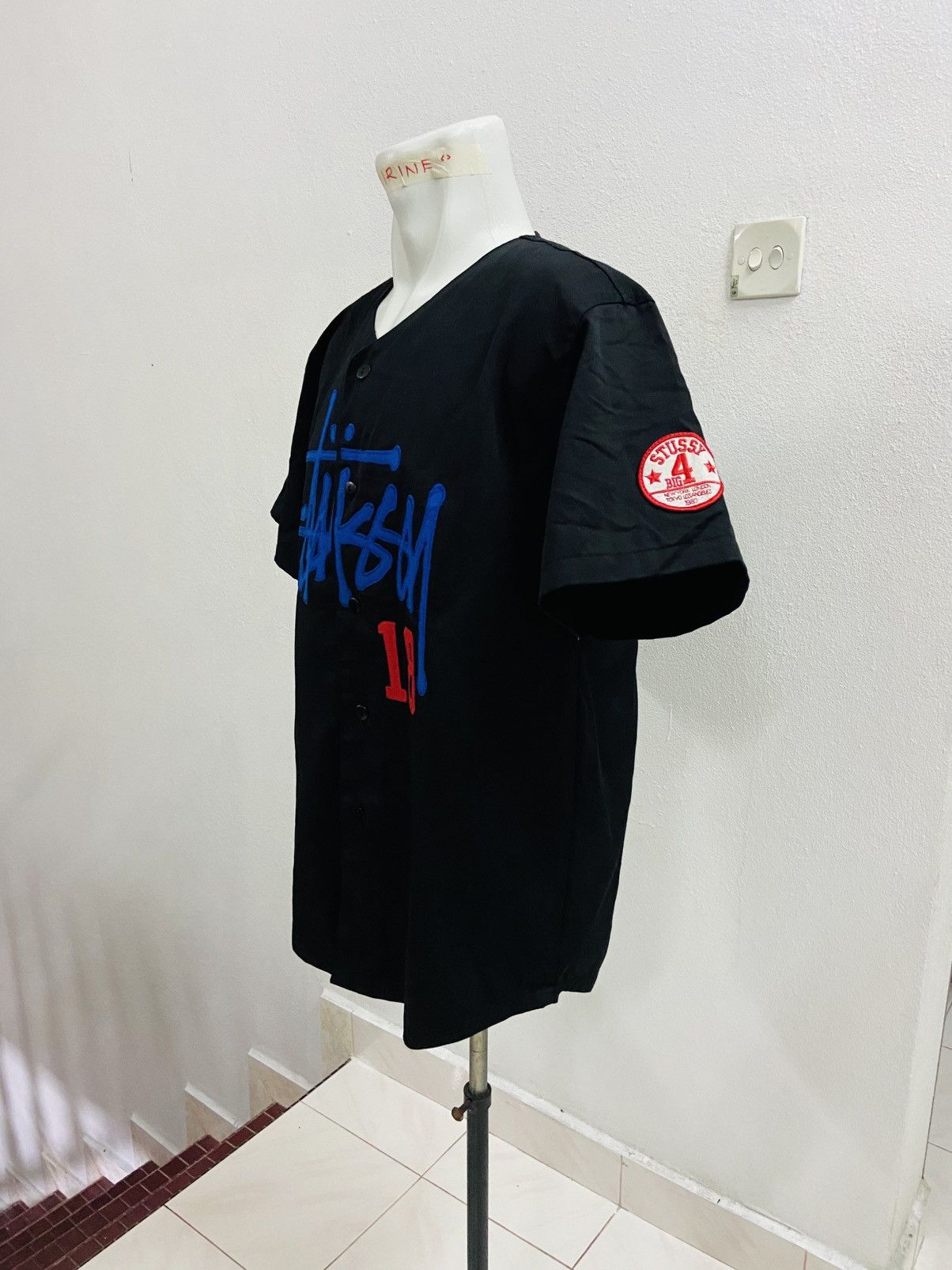 Stussy × Vintage VINTAGE STUSSY BASEBALL SHIRT 🔥🔥 Size US L / EU 52-54 / 3 - 5 Thumbnail
