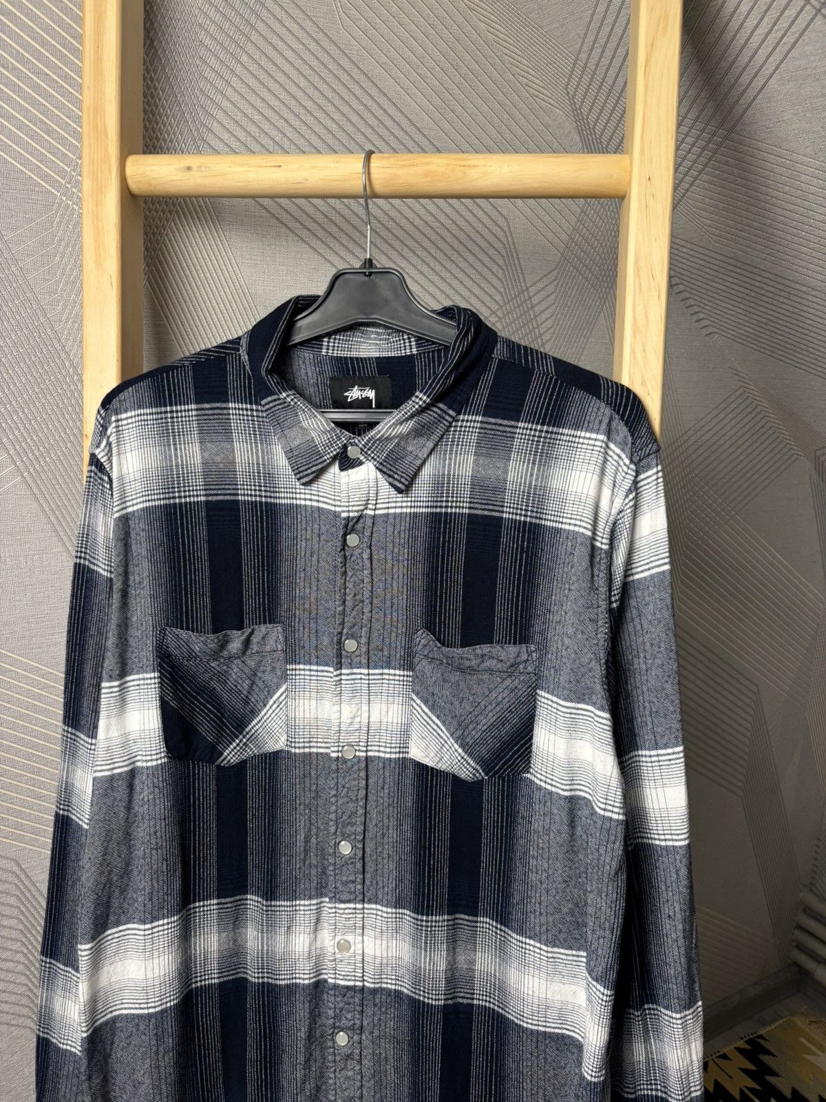 Stussy Stussy Shadow Plaid Western Button-Down Shirt L size Large Size US L / EU 52-54 / 3 - 2 Thumbnail