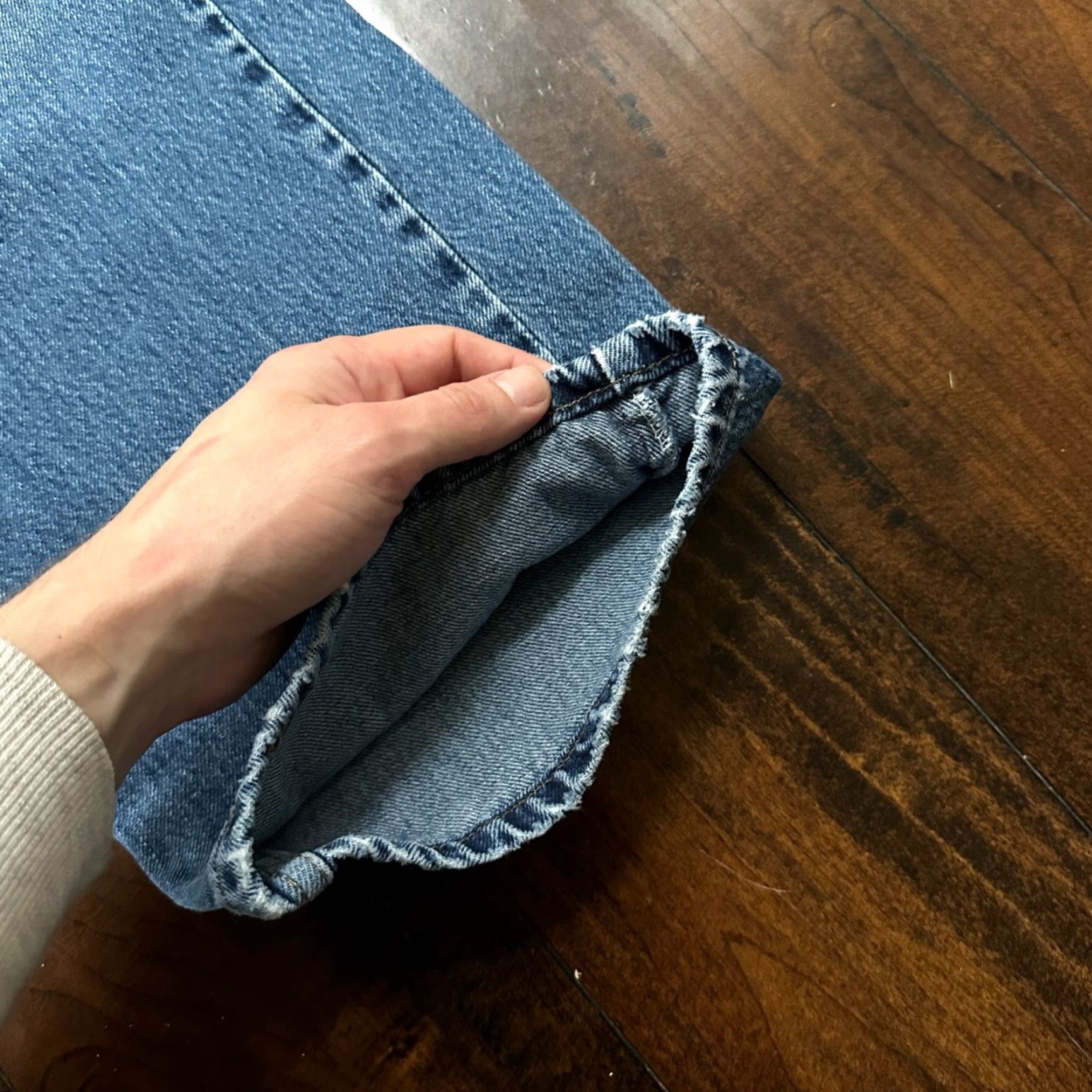 Levi's VINTAGE Levi's 505 Jeans Straight Mens 40x30 Blue Denim 90s 80s 90s Comfort jeans USA Leather tag? Wait. Size US 40 / EU 56 - 3 Thumbnail