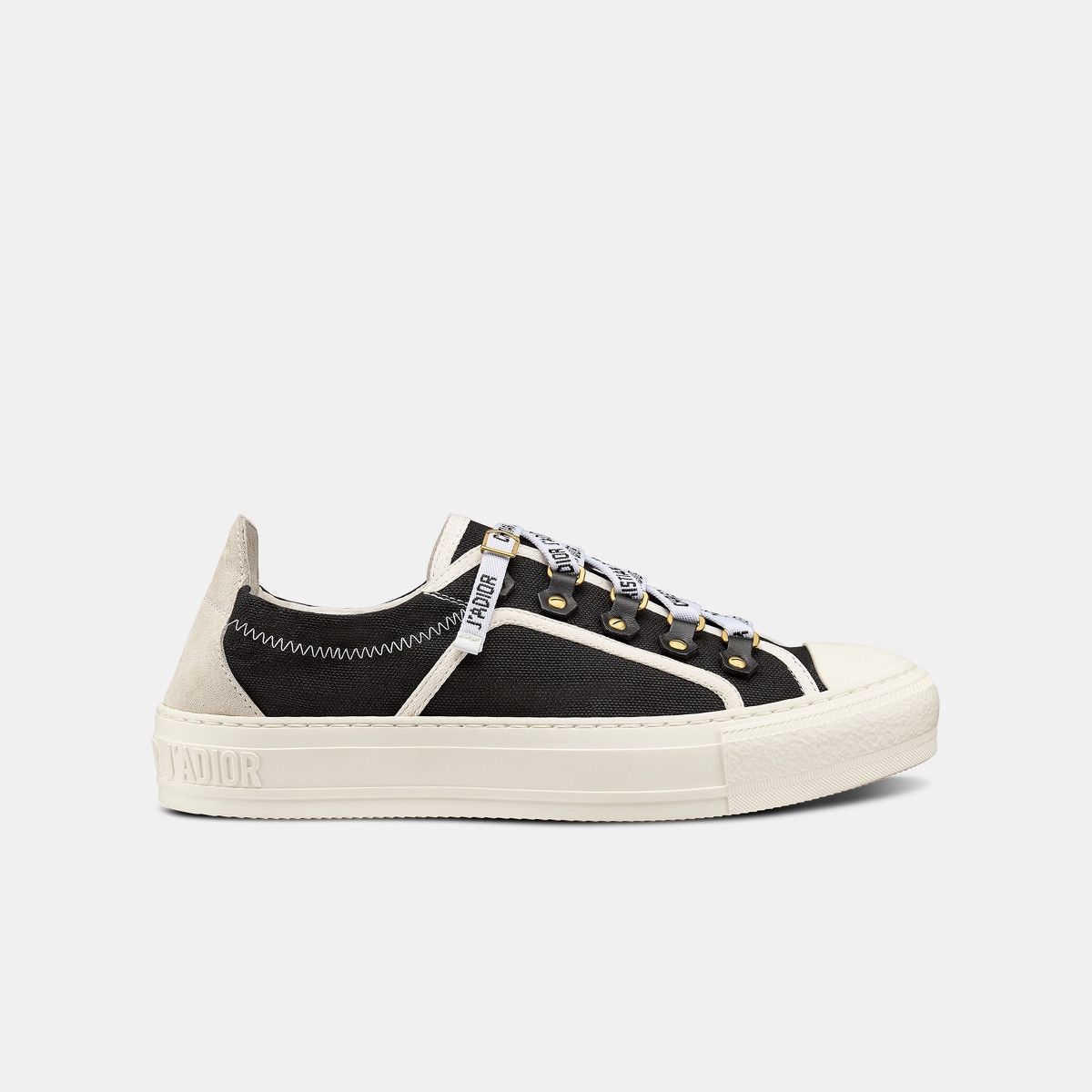 o1w1db10326 Walkin Dior Sneaker in Black/White