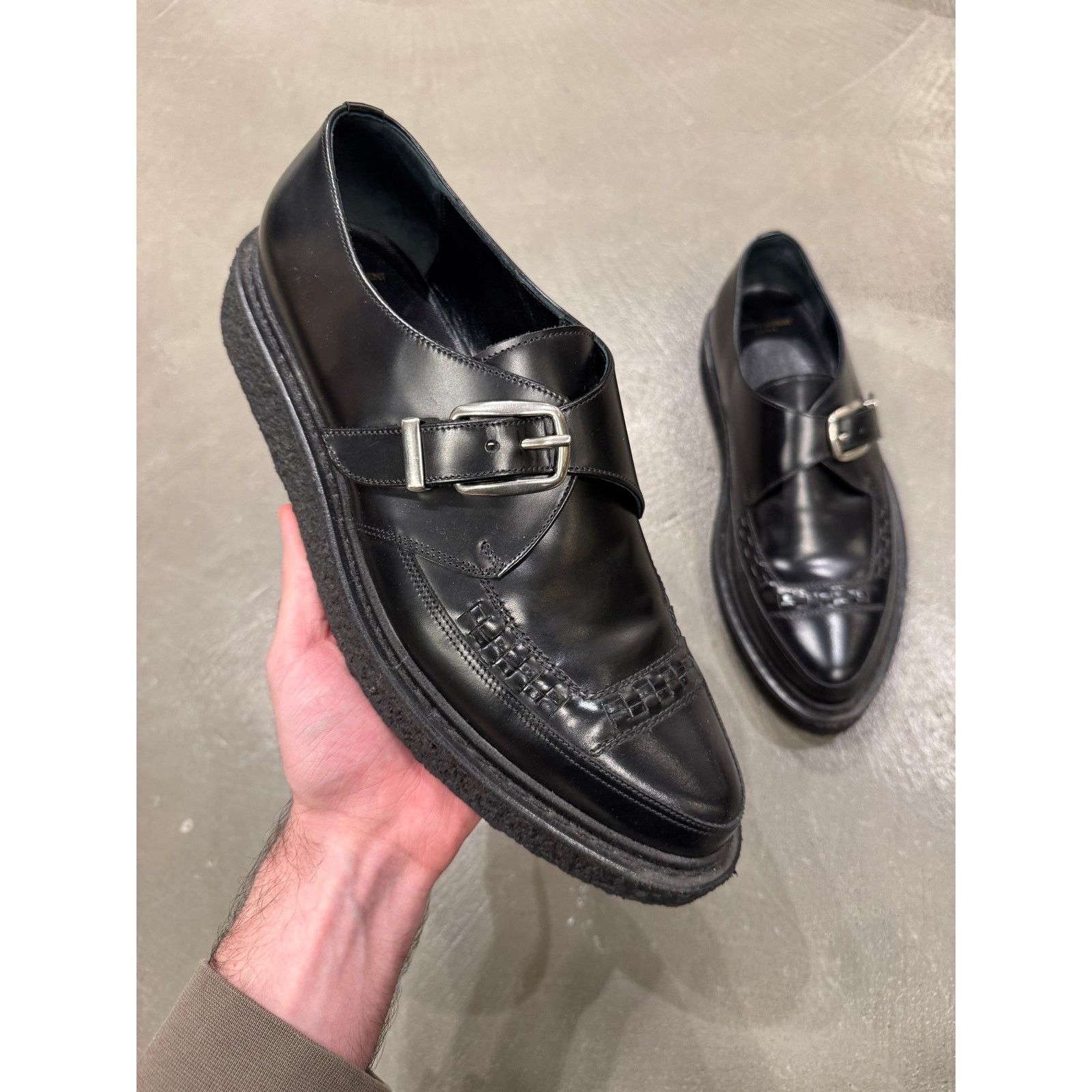 Saint Laurent Paris A/W2014 Saint Laurent by Hedi Slimane runway shoes Size US 12 / IT 42 - 2 Thumbnail