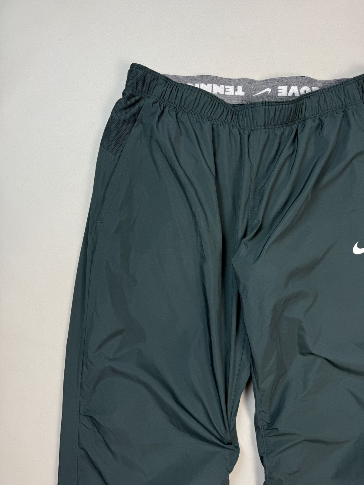Nike Tennis Vintage Y2K Wide Leg Ankle Zip Track Pants Trousers Size US 34 / EU 50 - 6 Thumbnail
