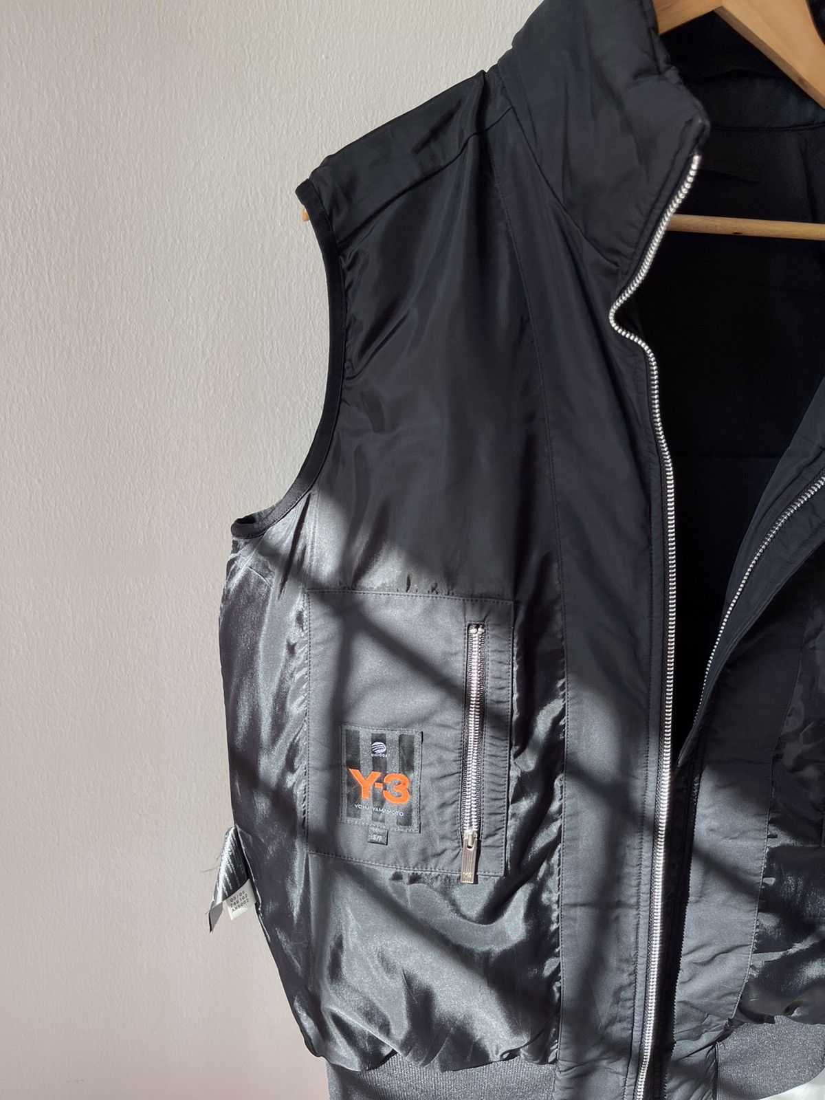 Adidas × Y's for Men × Yohji Yamamoto Yohji Yamamoto Y-3 Sleeveless Purffer Jacket Size US L / EU 52-54 / 3 - 8 Thumbnail