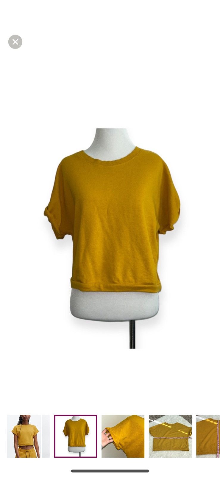 Fabletics Fabletics large Cassie short sleeve sweatshirt Size L / US 10 / IT 46 - 1 Thumbnail