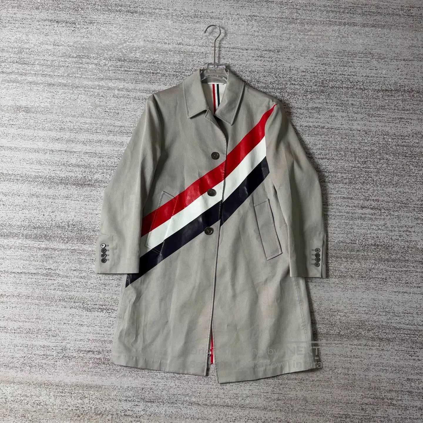 Thom Browne Thom Browne Colorblock Stripe Print Coat. Size US XS / EU 42 / 0 - 1 Thumbnail