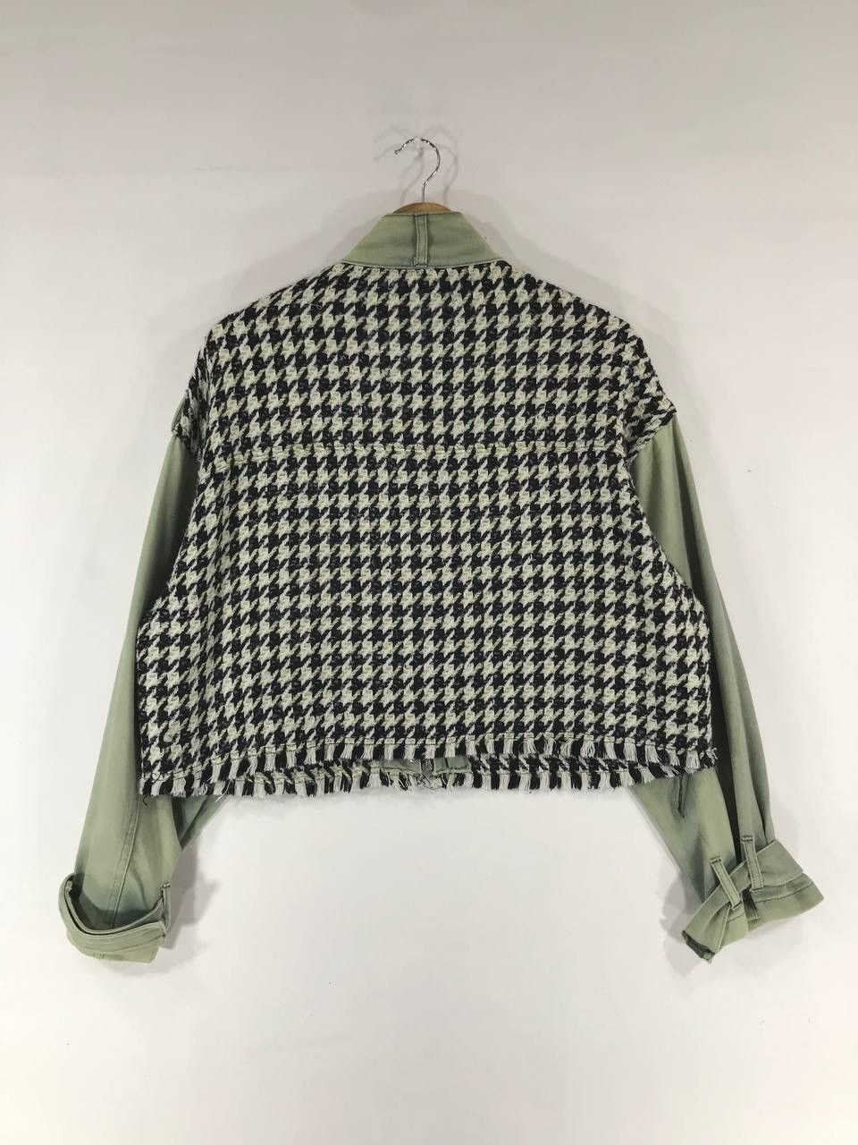 Bershka Bershka Very Rare Crop Top Tweed Jacket Size S / US 4 / IT 40 - 2 Thumbnail