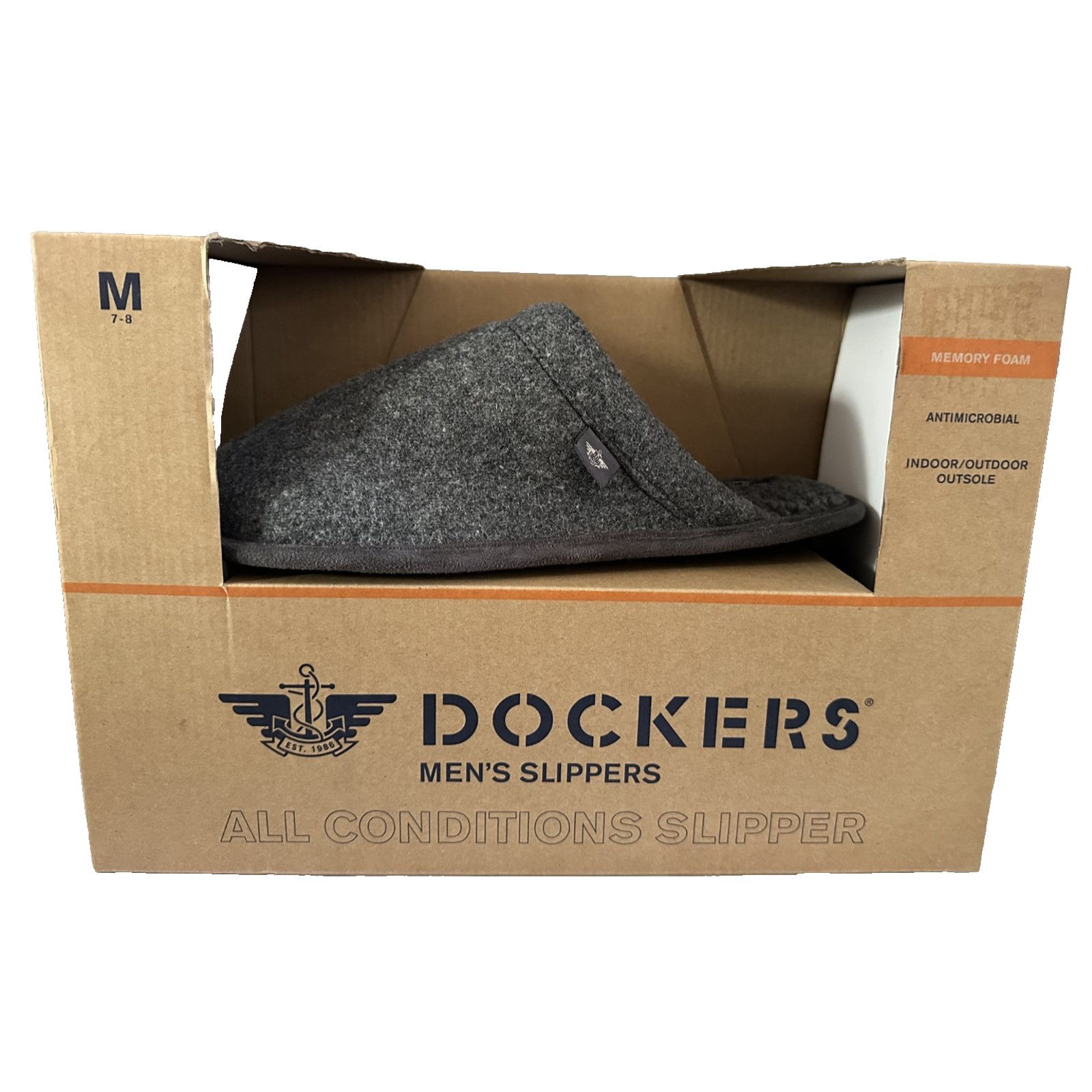 Dockers Dockers Mens All Condition Slippers Memory Foam Outsole-Med Size US 7 / EU 40 - 1 Thumbnail