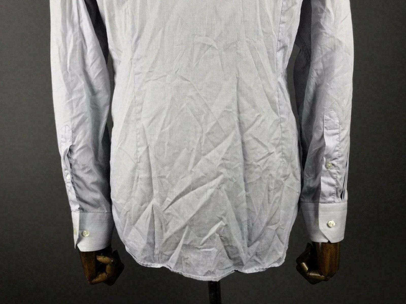 Eton Men Eton Striped Button Up Long Sleeve Dress Shirt Size 40 Size US M / EU 48-50 / 2 - 6 Thumbnail