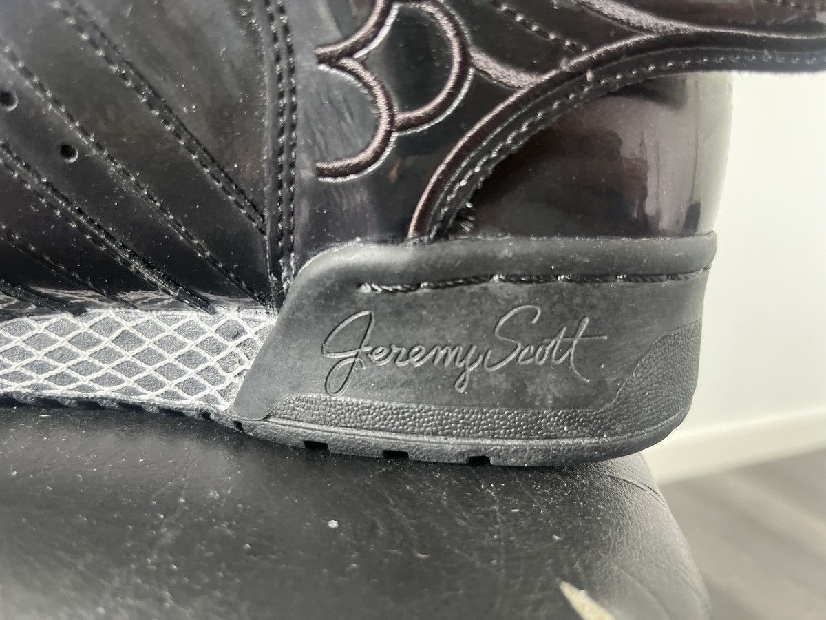 Adidas × Jeremy Scott Adidas JS Wings 2.0 Black patent Size US 9 / EU 42 - 11 Thumbnail