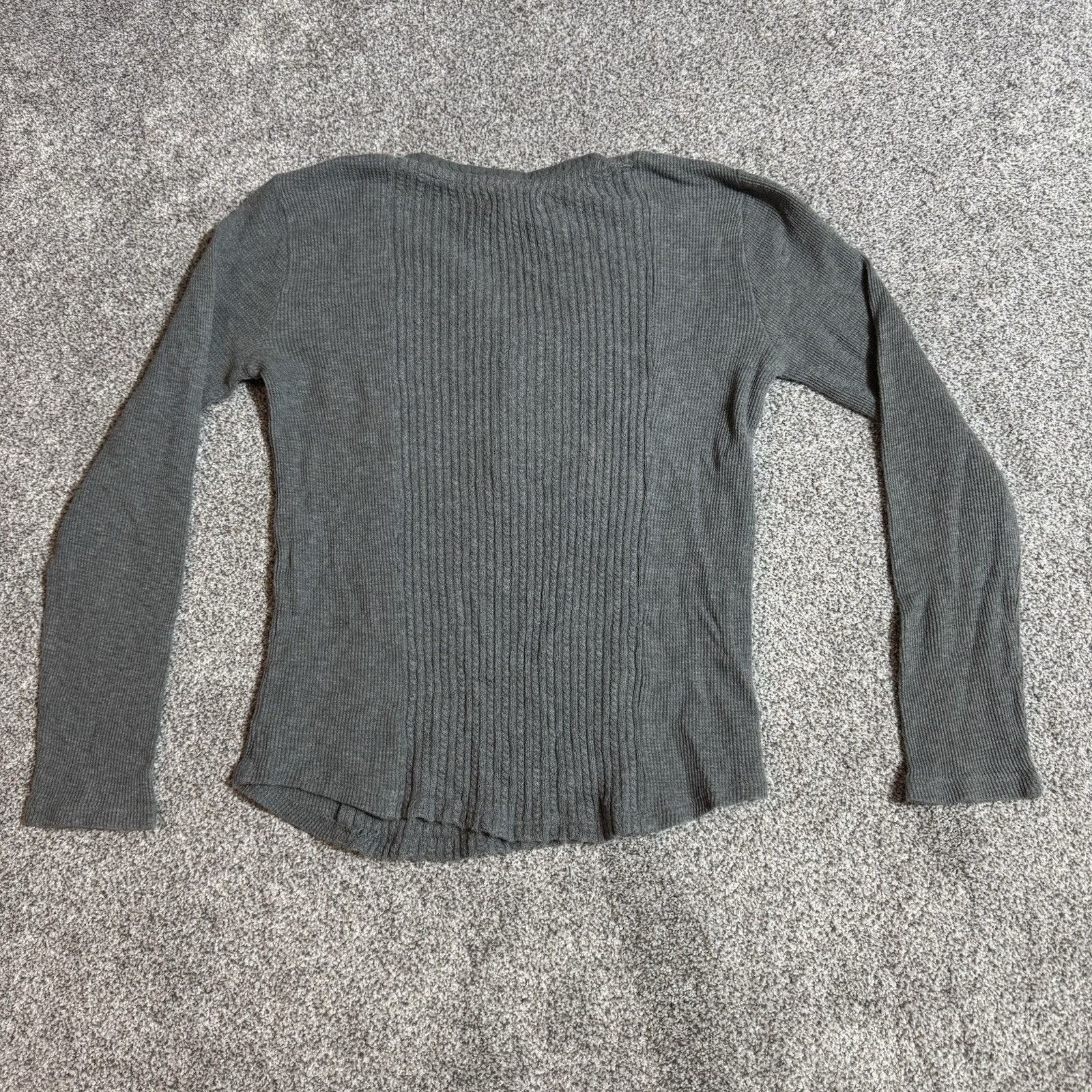 Lucky Brand Vintage Y2K Lucky Brand Sweater Women S Henley Grunge Boho Size S / US 4 / IT 40 - 6 Thumbnail