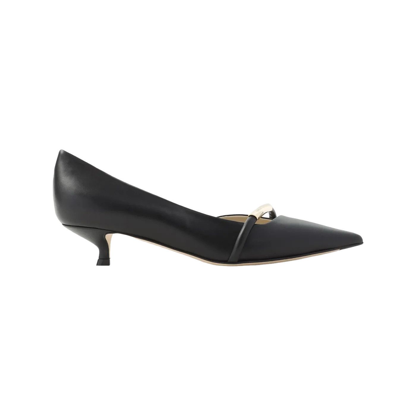 GUIRGUI ARMANI Court Black 40mm Pumps New & Authentic (Women