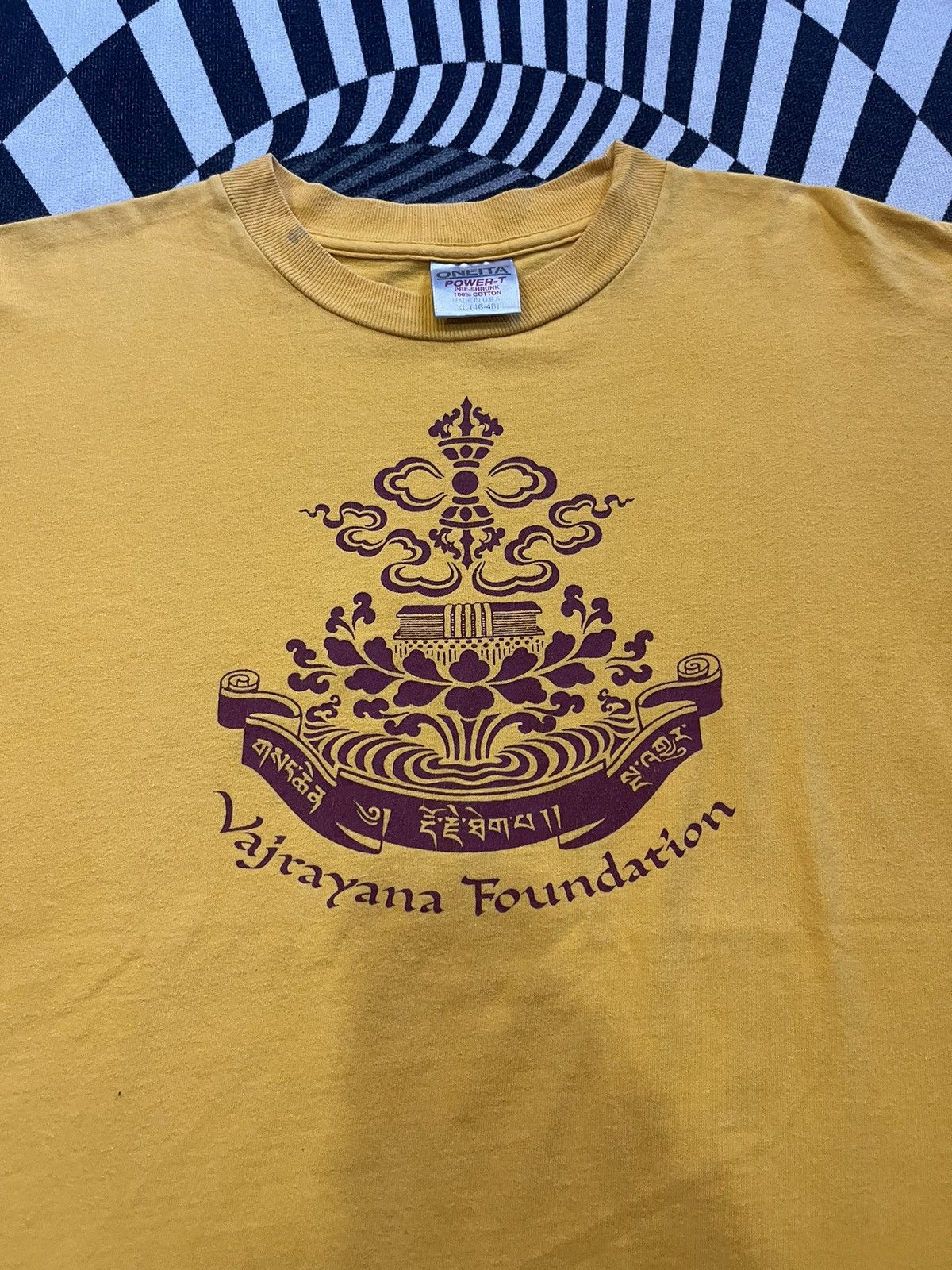Vintage Vintage Vajrayana Foundation 80’s-90’s Tshirt Size US XL / EU 56 / 4 - 6 Thumbnail