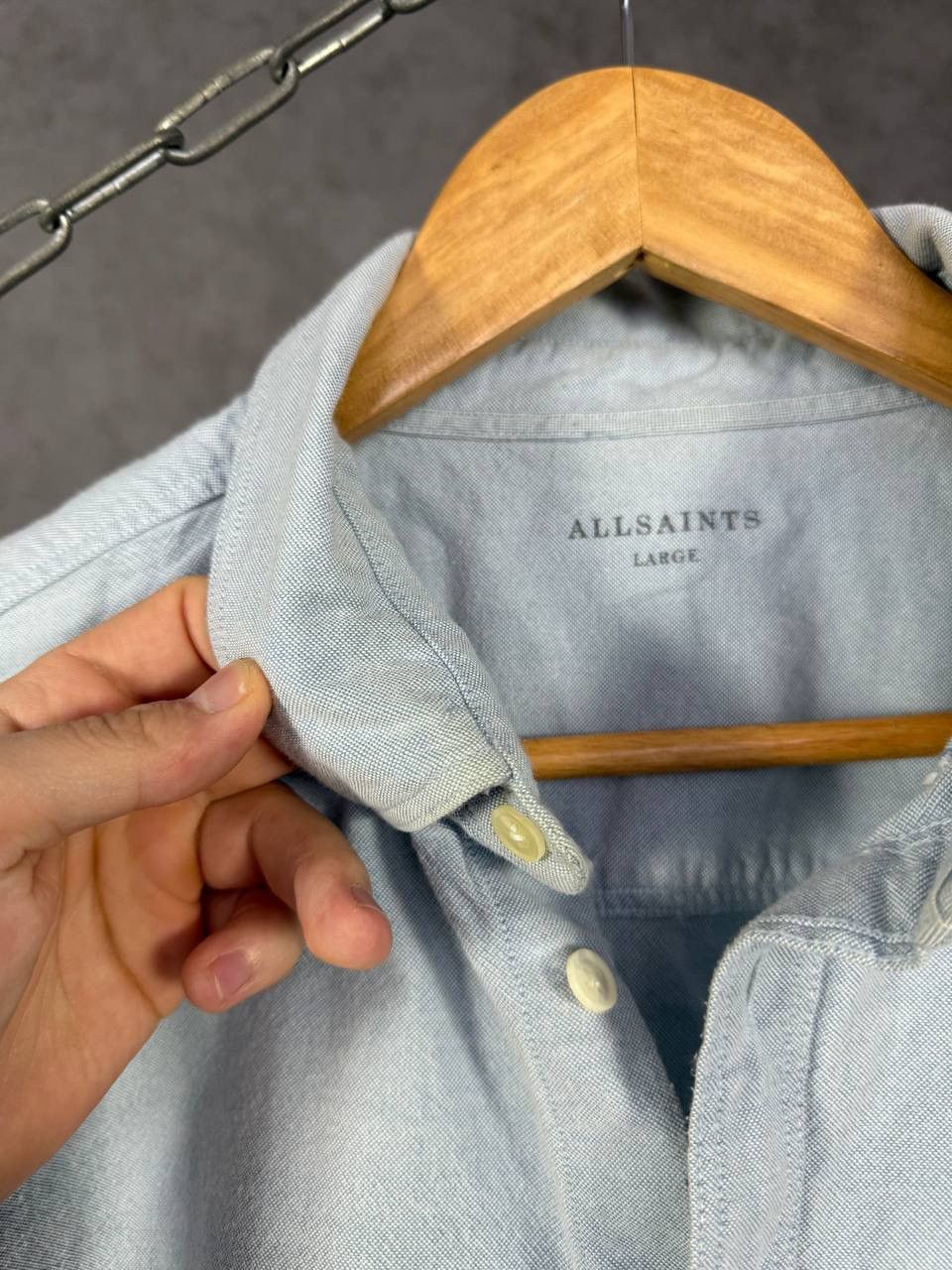 Allsaints Allsaints designer logo shirt Size US L / EU 52-54 / 3 - 7 Thumbnail