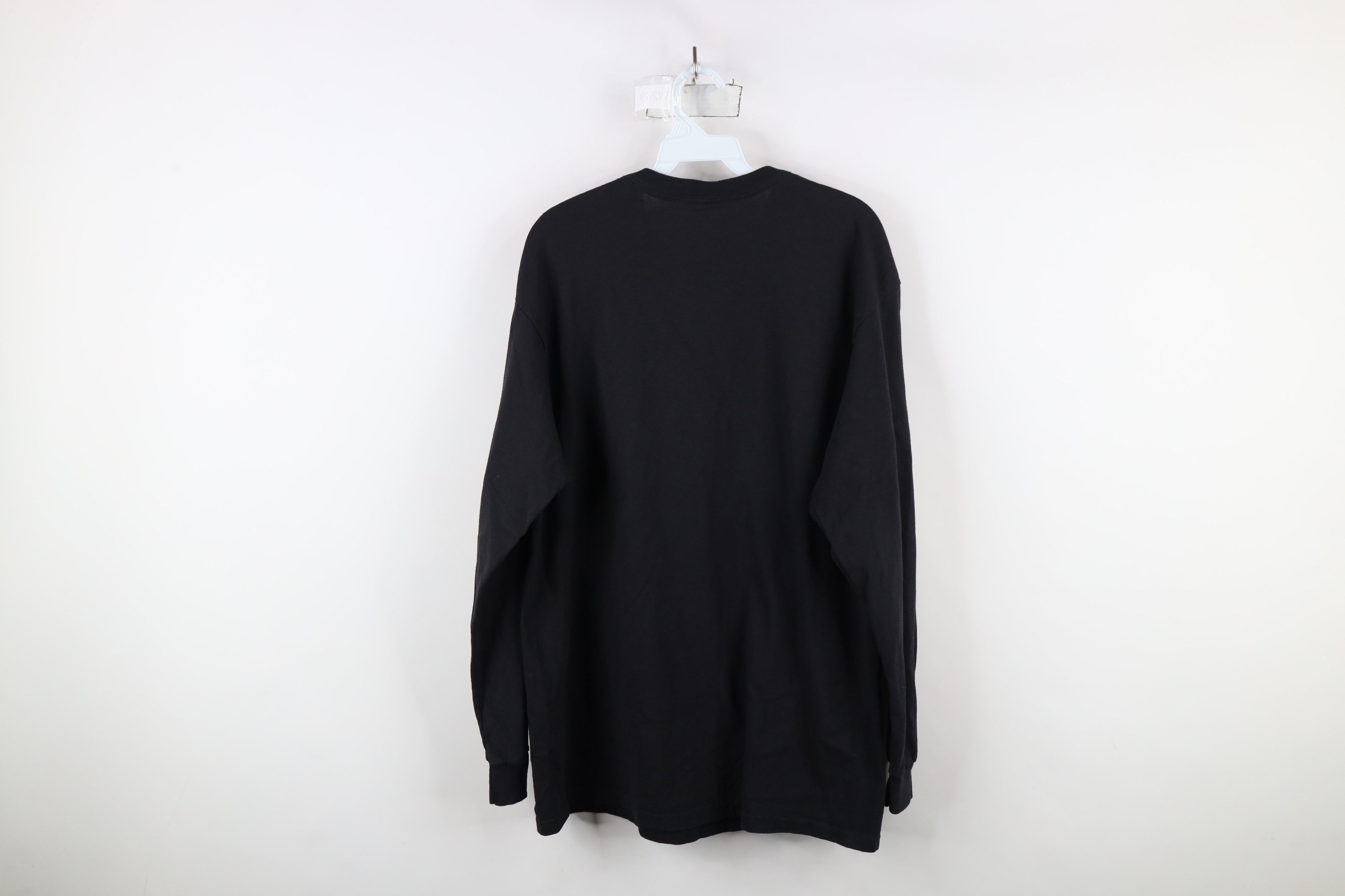 Vintage Vintage 90s Streetwear Long Sleeve T-Shirt Black Cotton Size US L / EU 52-54 / 3 - 7 Thumbnail