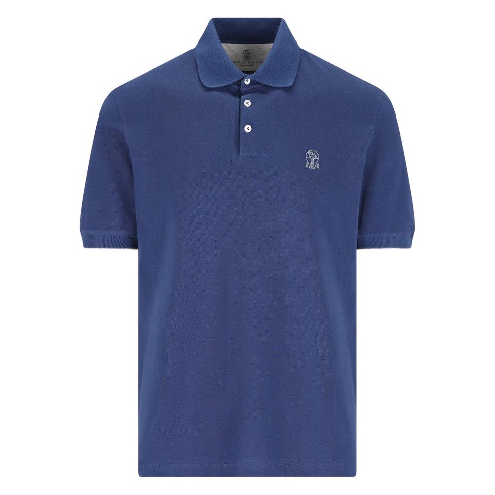 Brunello Cucinelli Brunello Cucinelli BLUE Polo Shirts Size US S / EU 44-46 / 1 - 1 Thumbnail