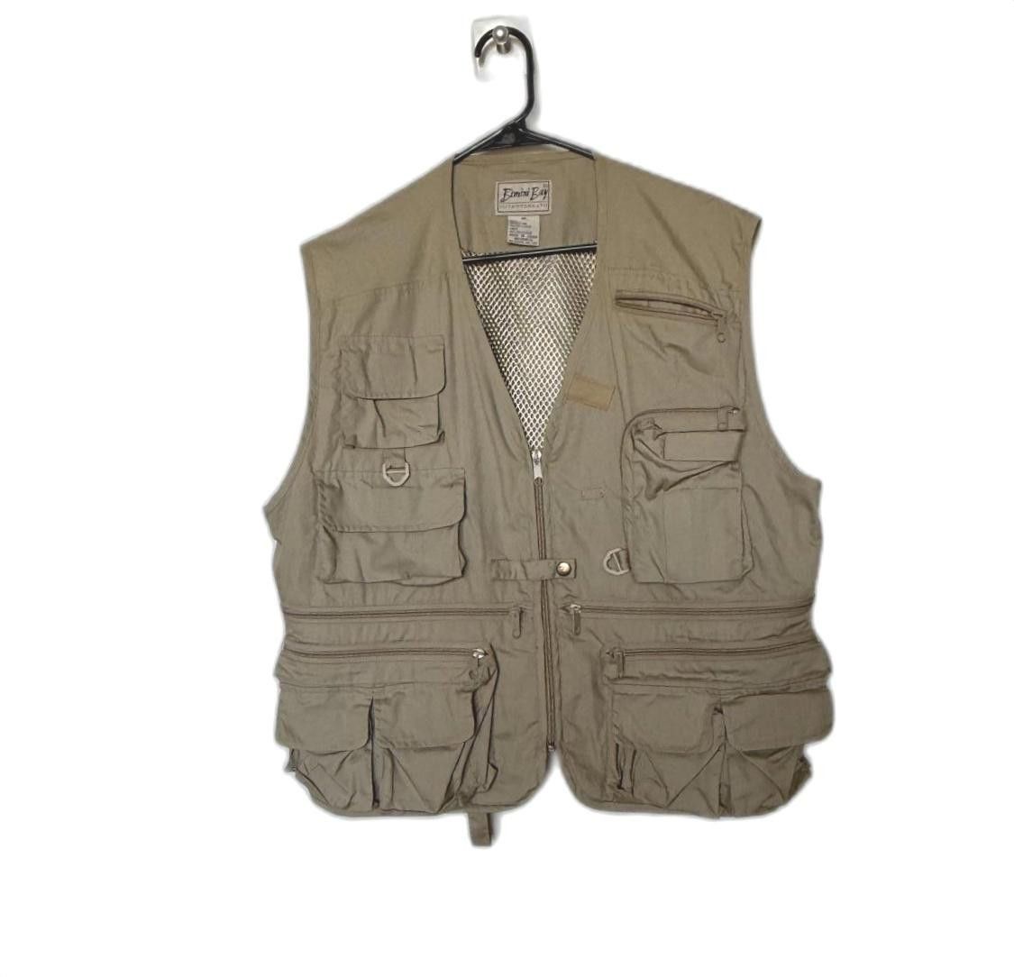 Designer Bimini Bay Outdoor Utility Vest - XL - Tan Size US XL / EU 56 / 4 - 1 Thumbnail