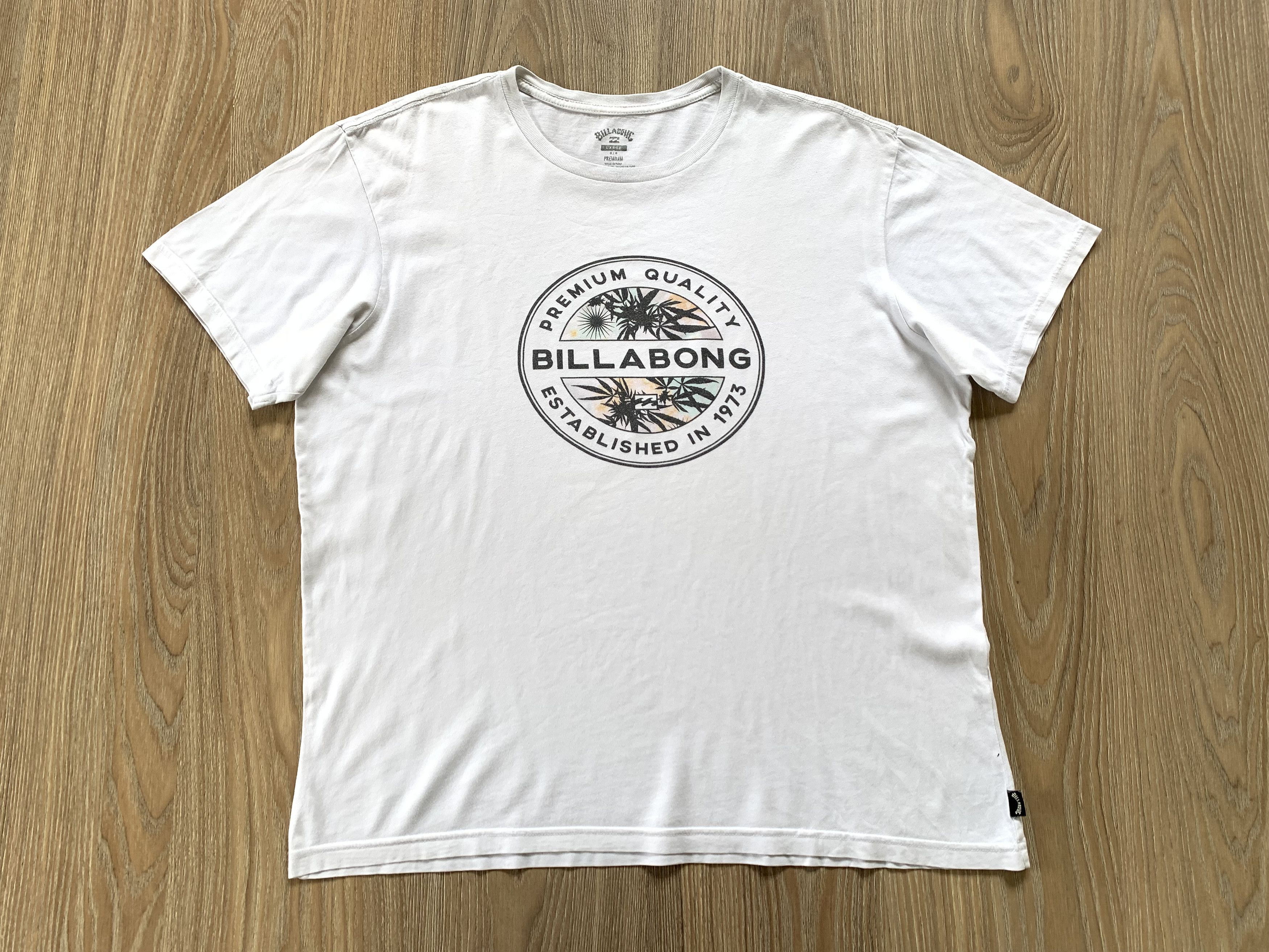 Billabong Billabong White Tee Shirt Size US L / EU 52-54 / 3 - 2 Thumbnail