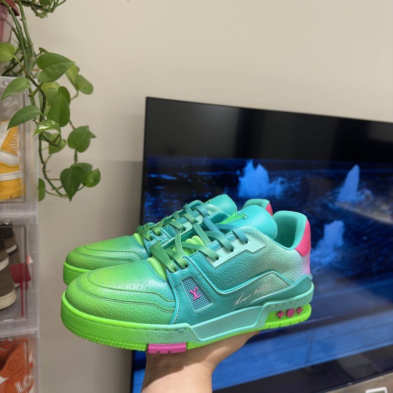 Louis Vuitton Louis Vuitton LV Trainer Fashion Sneakers for All -2508 Size US 6.5 / EU 39-40 - 8 Thumbnail