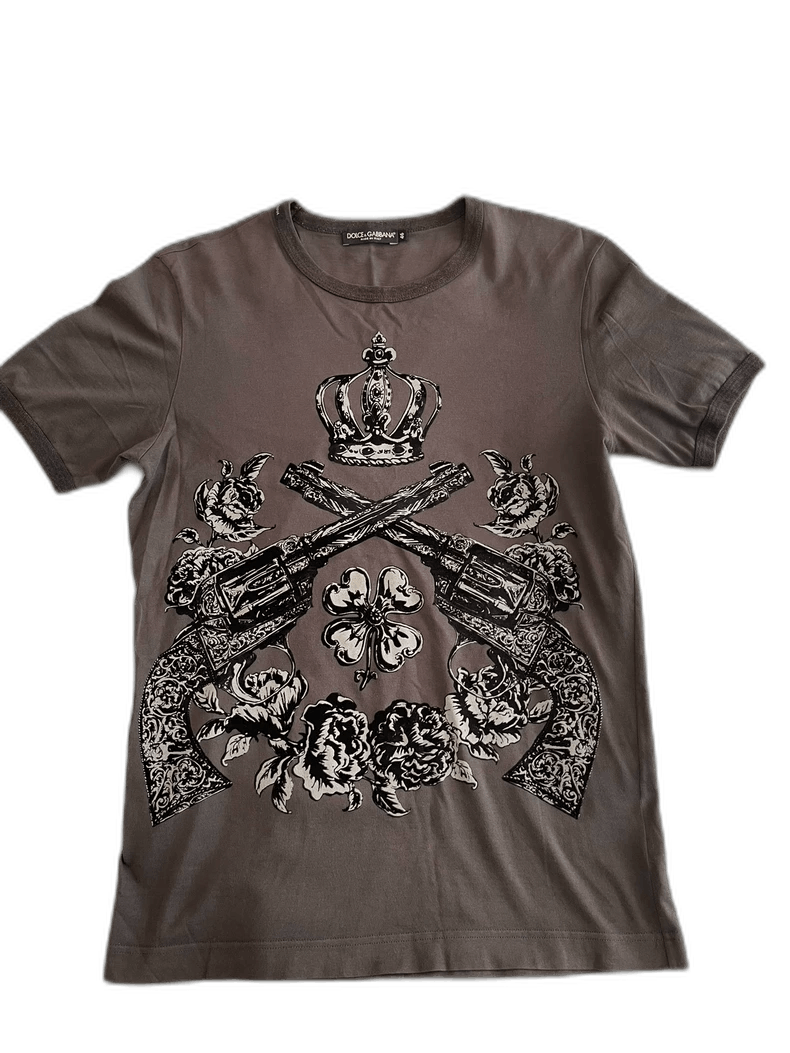 Dolce & Gabbana Classic DG Graphic T-Shirt in Black Size US S / EU 44-46 / 1 - 1 Thumbnail
