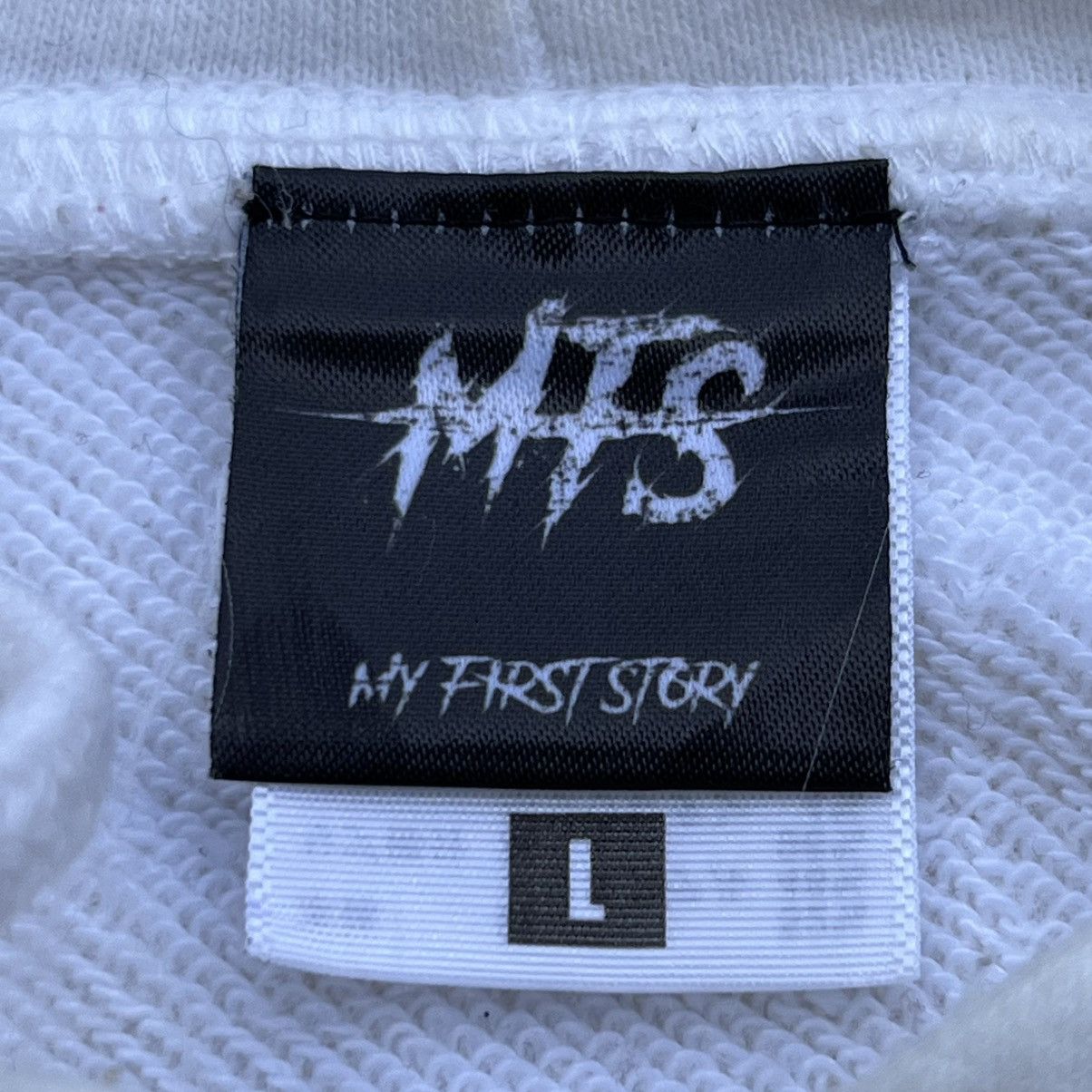 Japanese Brand MY FIRST STORY FULLOVER HOODIE Size US L / EU 52-54 / 3 - 4 Thumbnail