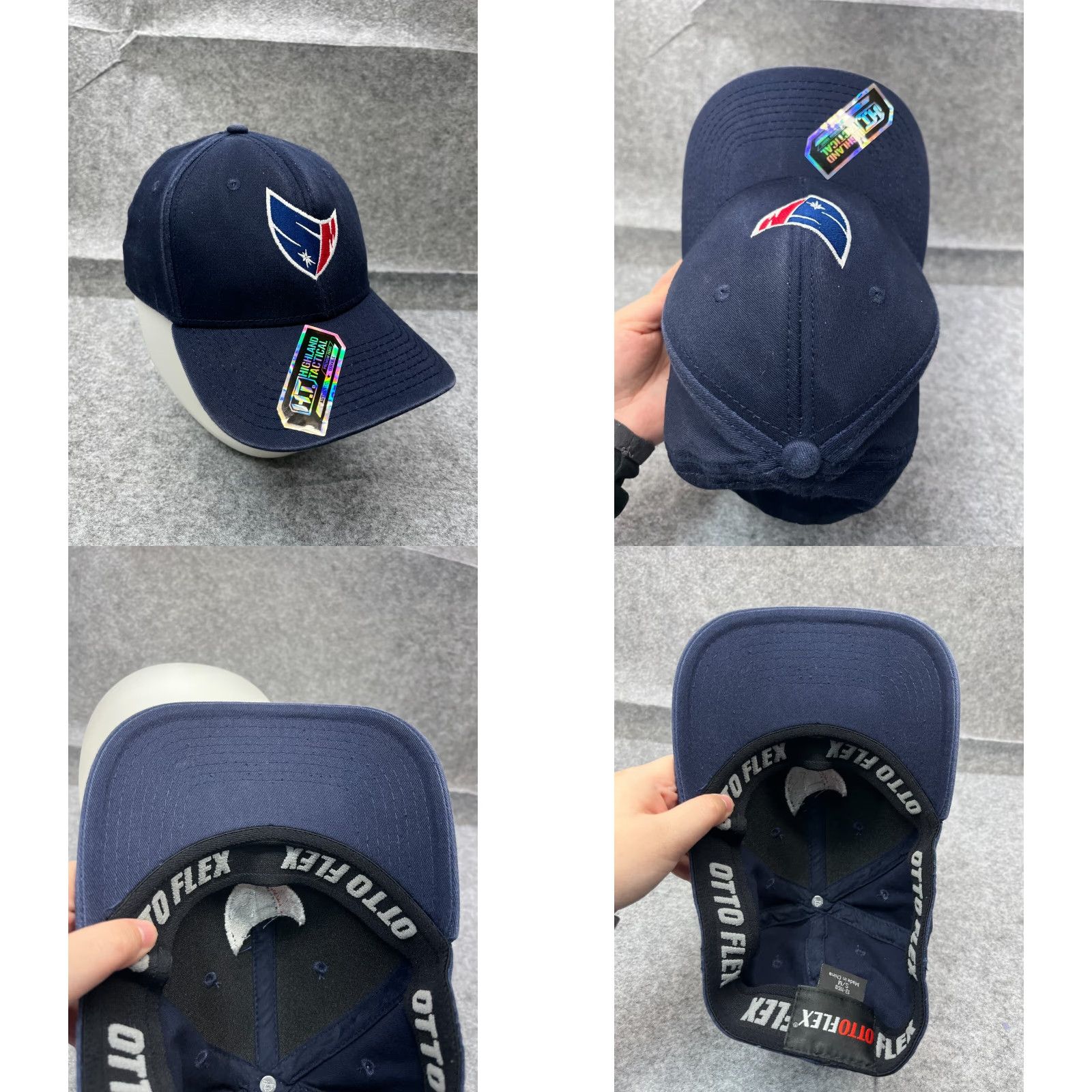 Vintage OTTO Hat Cap Baseball Cap Adult Small S Blue Cotton Twill Sports Football Hat Mens Beach Outdoor 90s Size ONE SIZE - 8 Thumbnail
