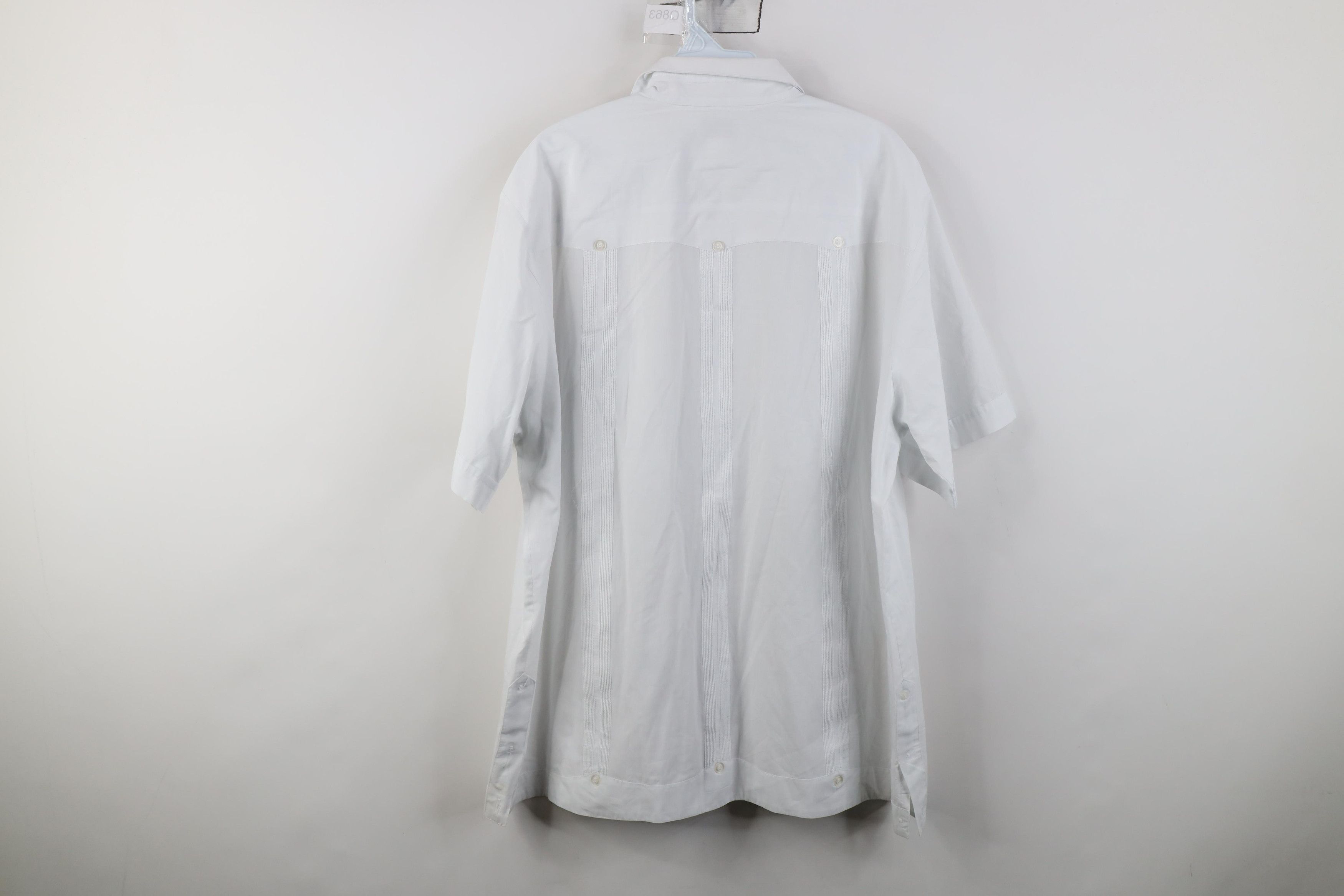 Vintage Vintage 70s Guayabera Beach Wedding Collared Button Shirt Size US XL / EU 56 / 4 - 15 Thumbnail