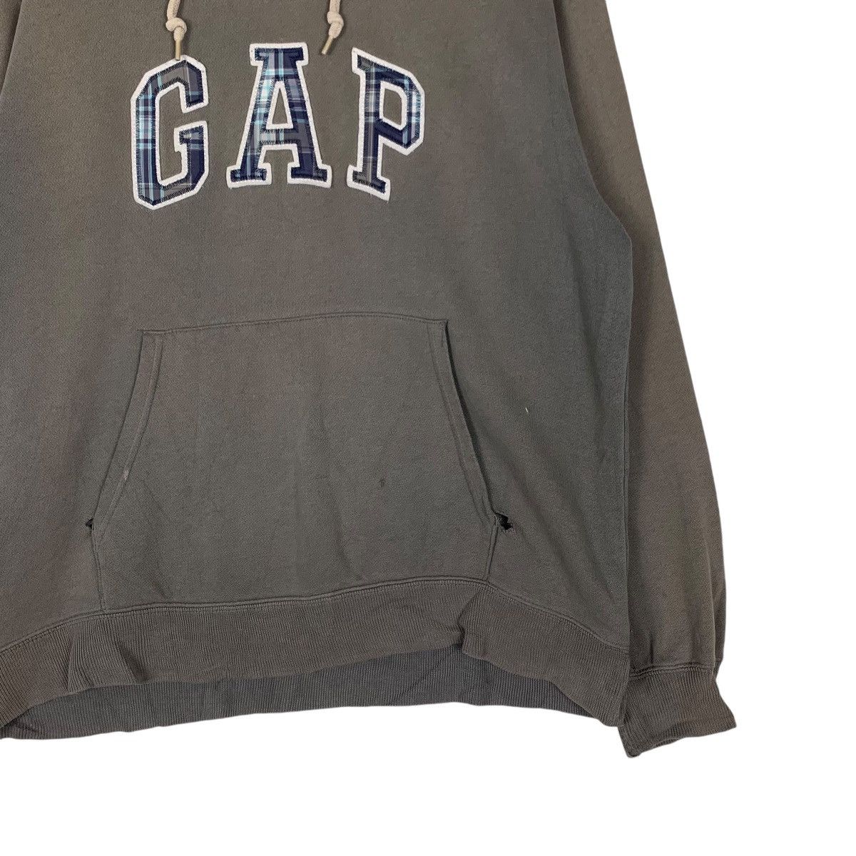Gap GAP Checked Big Logo Pullover Hoodies Sweatshirt #1338-C60 Size US L / EU 52-54 / 3 - 4 Thumbnail
