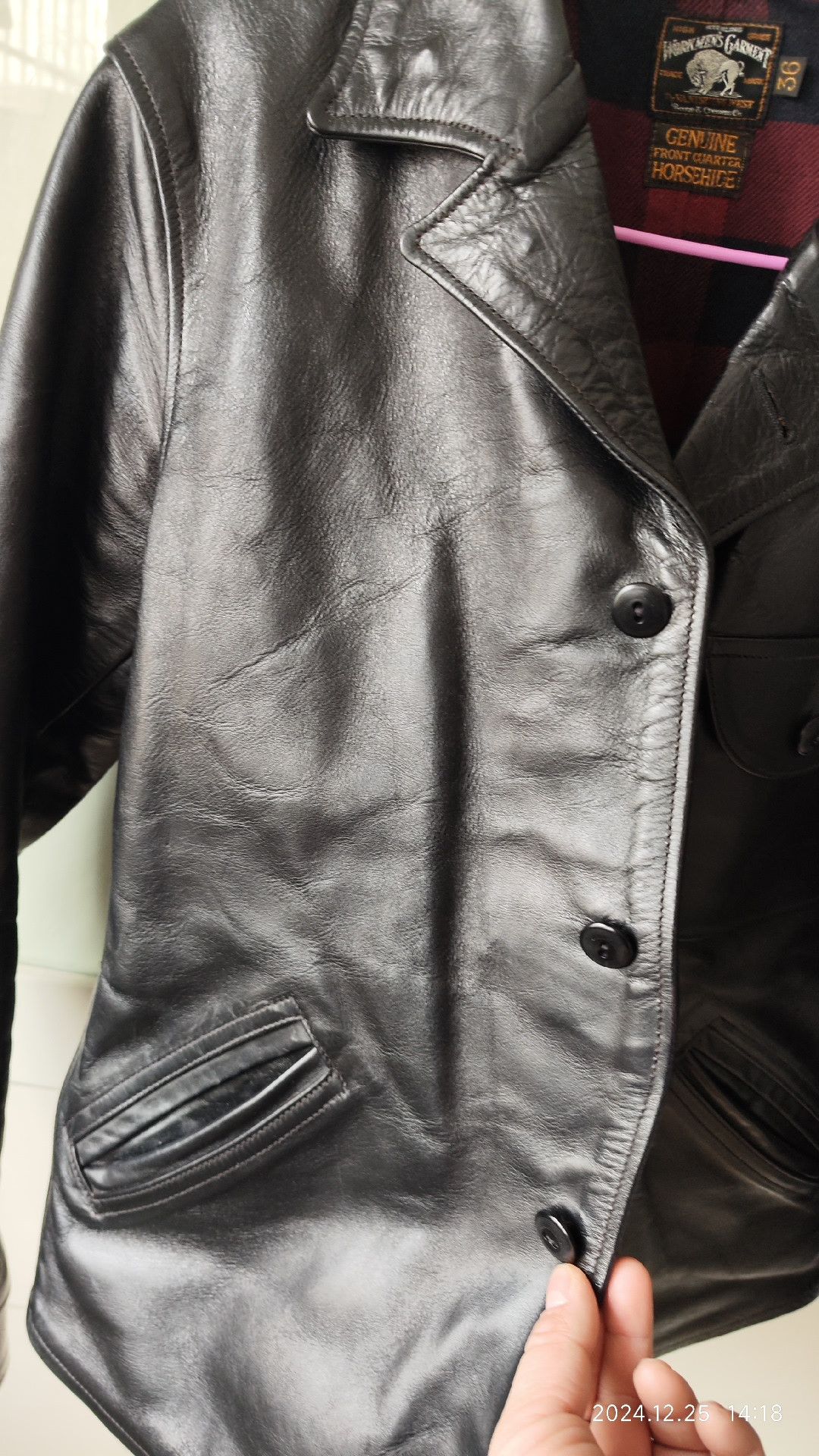 Freewheelers Freewheelers quadrangular leather coat 2501-Nextarrow Size US S / EU 44-46 / 1 - 5 Thumbnail
